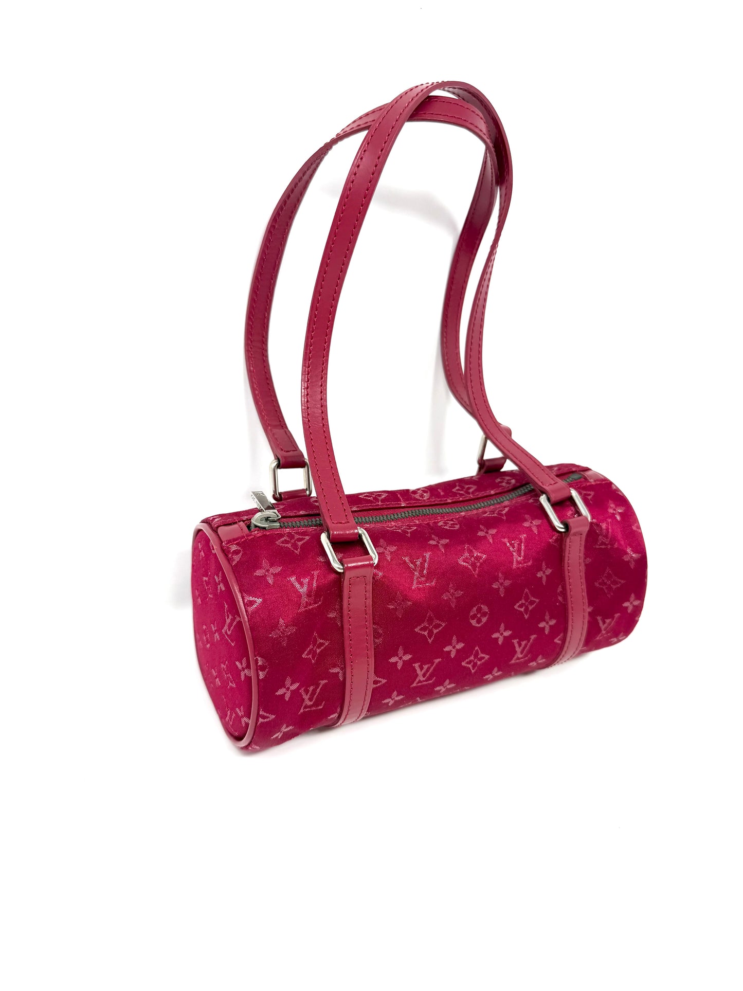 Louis Vuitton Satin Mini Papillon Monogram Shimmer Pink