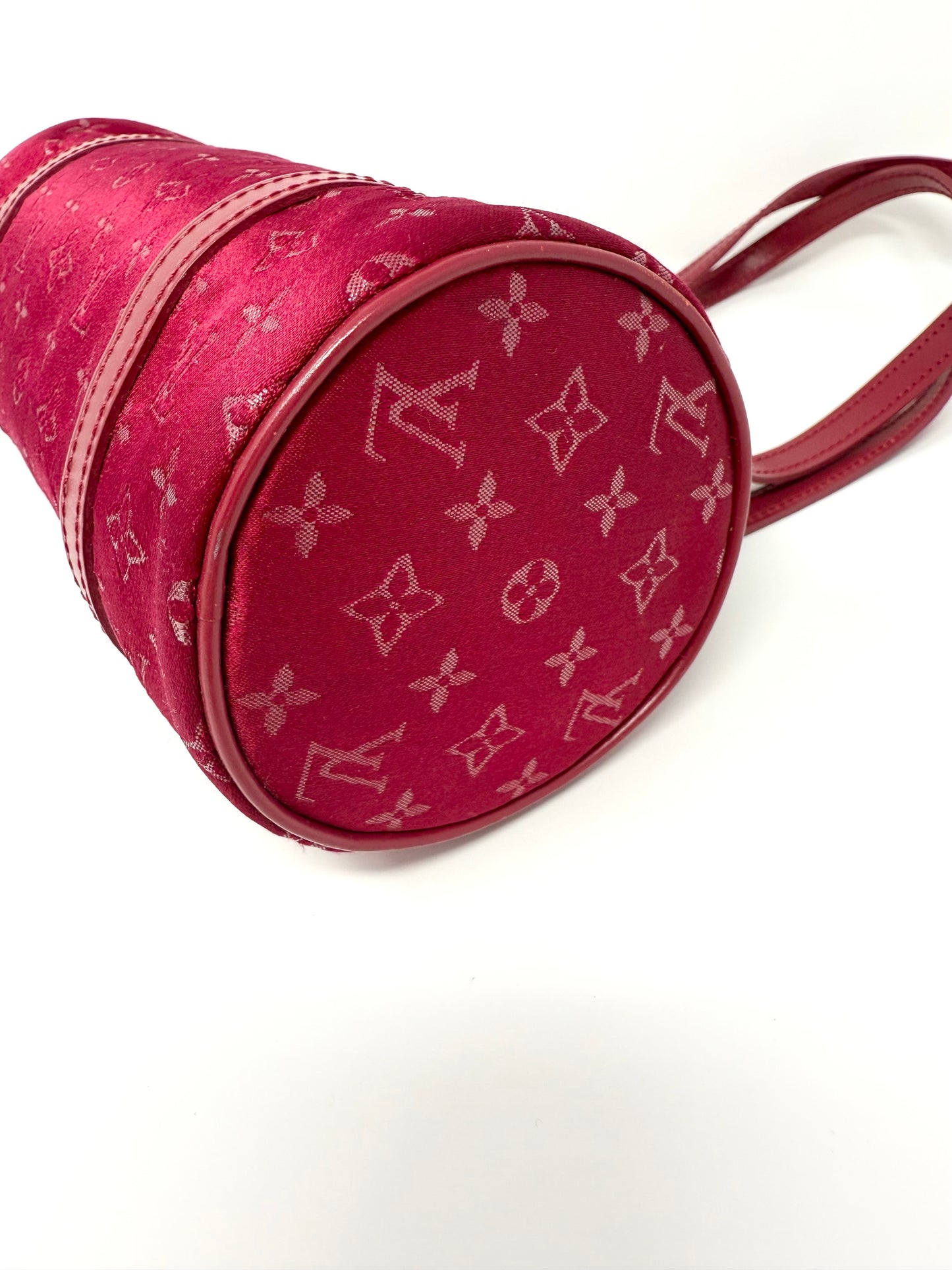 Louis Vuitton Satin Mini Papillon Monogram Shimmer Pink