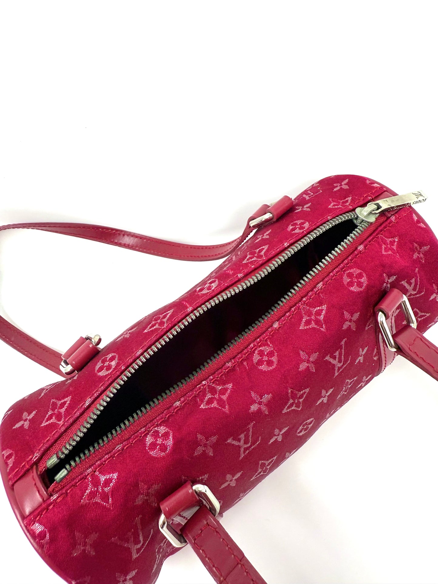 Louis Vuitton Satin Mini Papillon Monogram Shimmer Pink