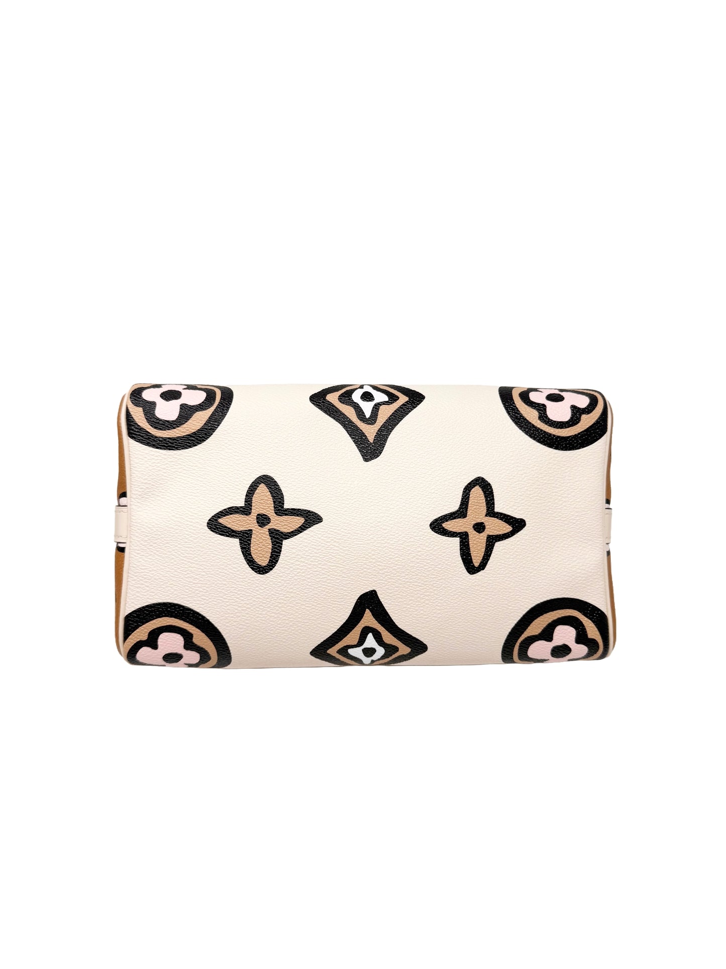 Louis Vuitton Wild at Heart Speedy Bandouliere 25 Monogram Giant Caramel Cream