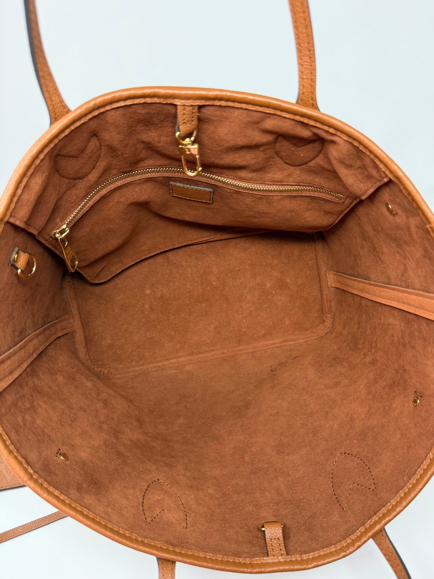 Louis Vuitton Empreinte Giant Neverfull MM Cognac Brown