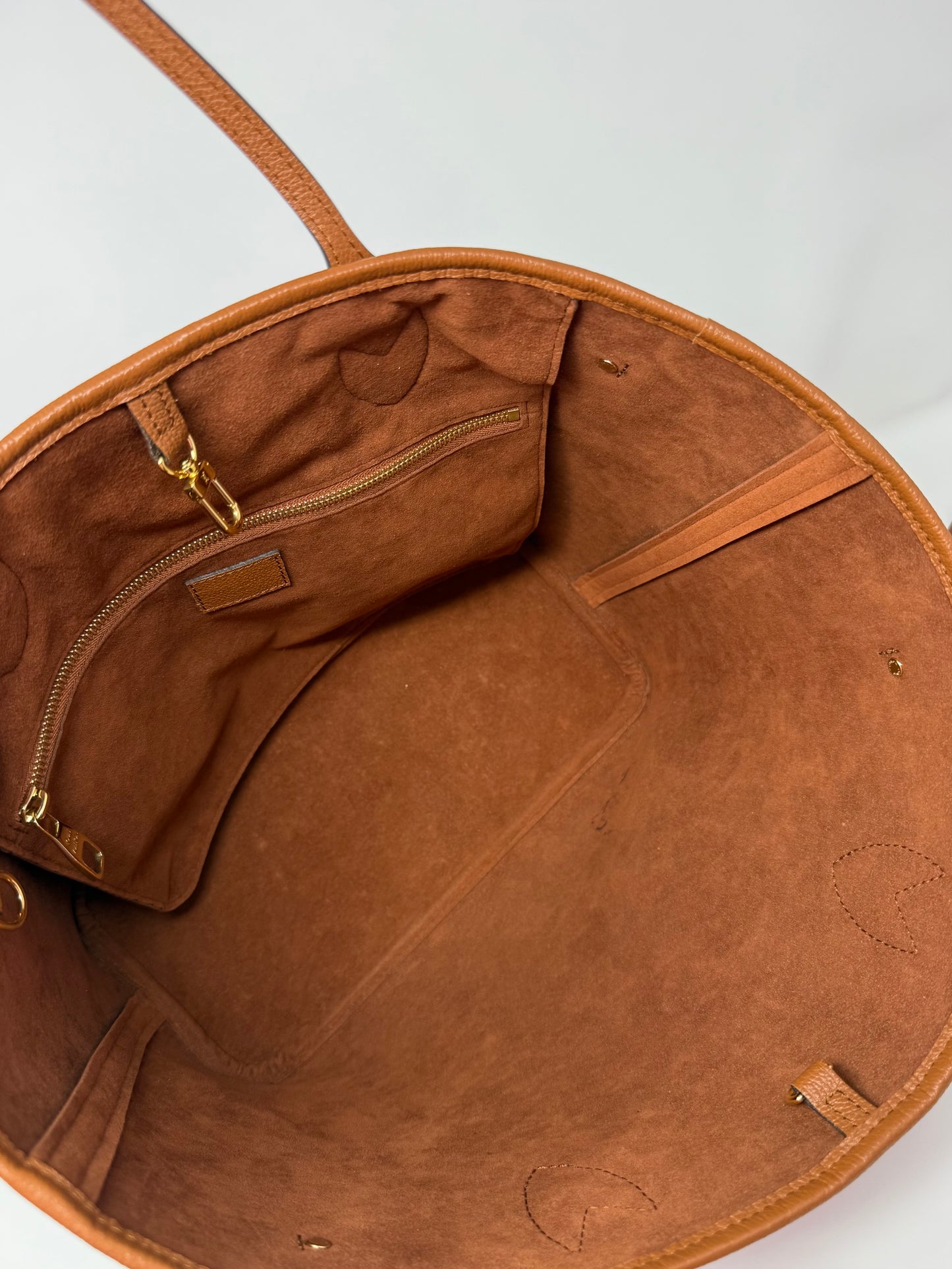Louis Vuitton Empreinte Giant Neverfull MM Cognac Brown