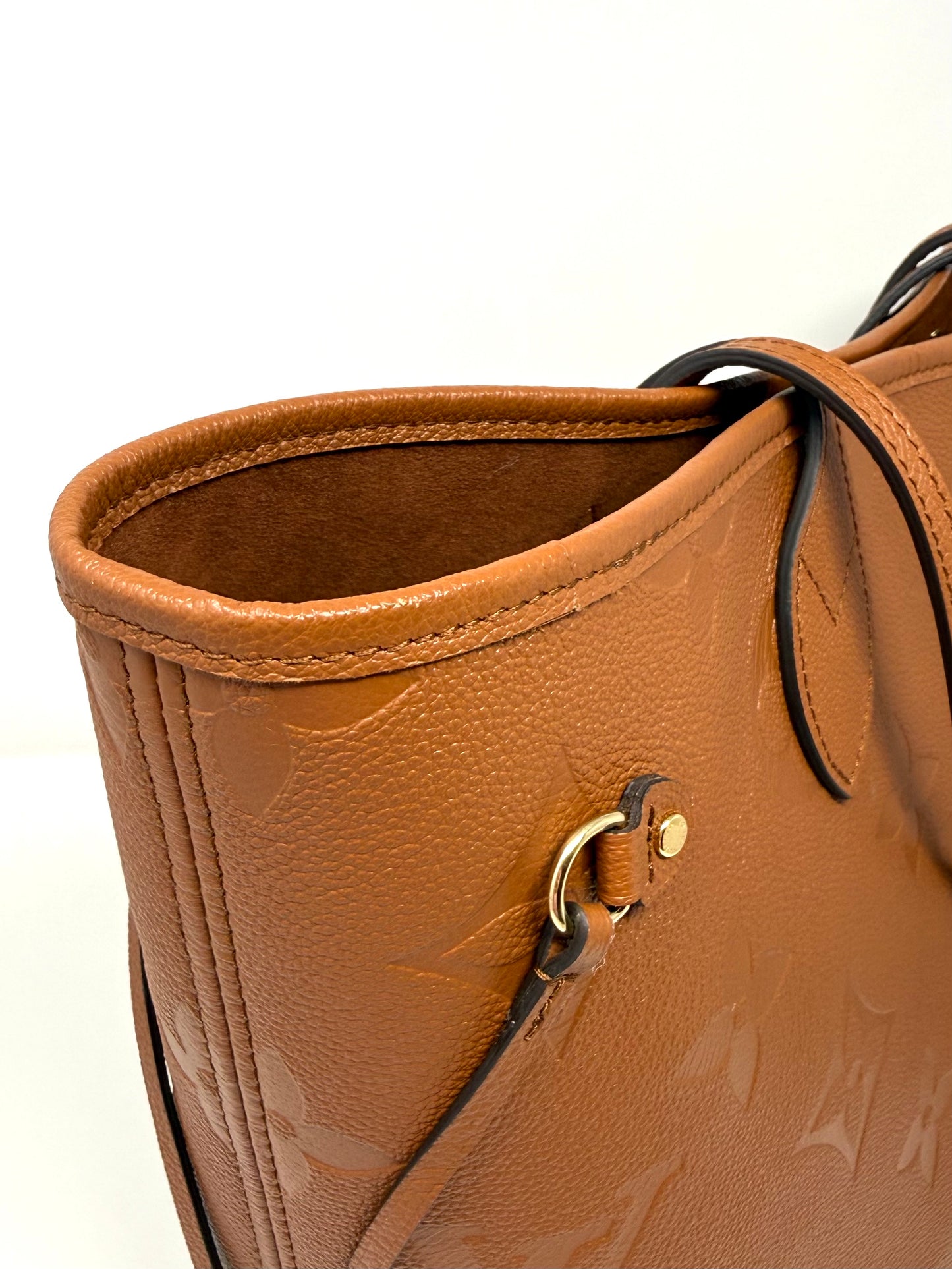 Louis Vuitton Empreinte Giant Neverfull MM Cognac Brown