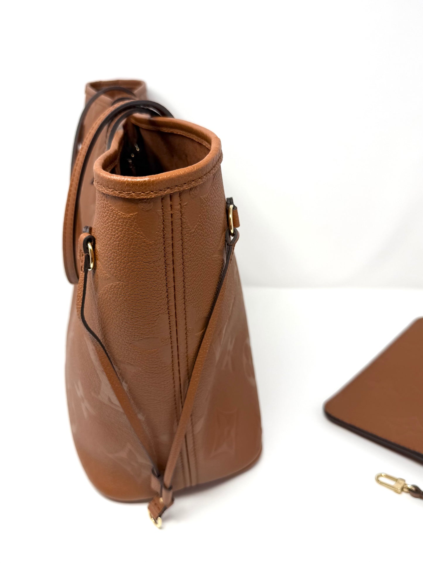 Louis Vuitton Empreinte Giant Neverfull MM Cognac Brown