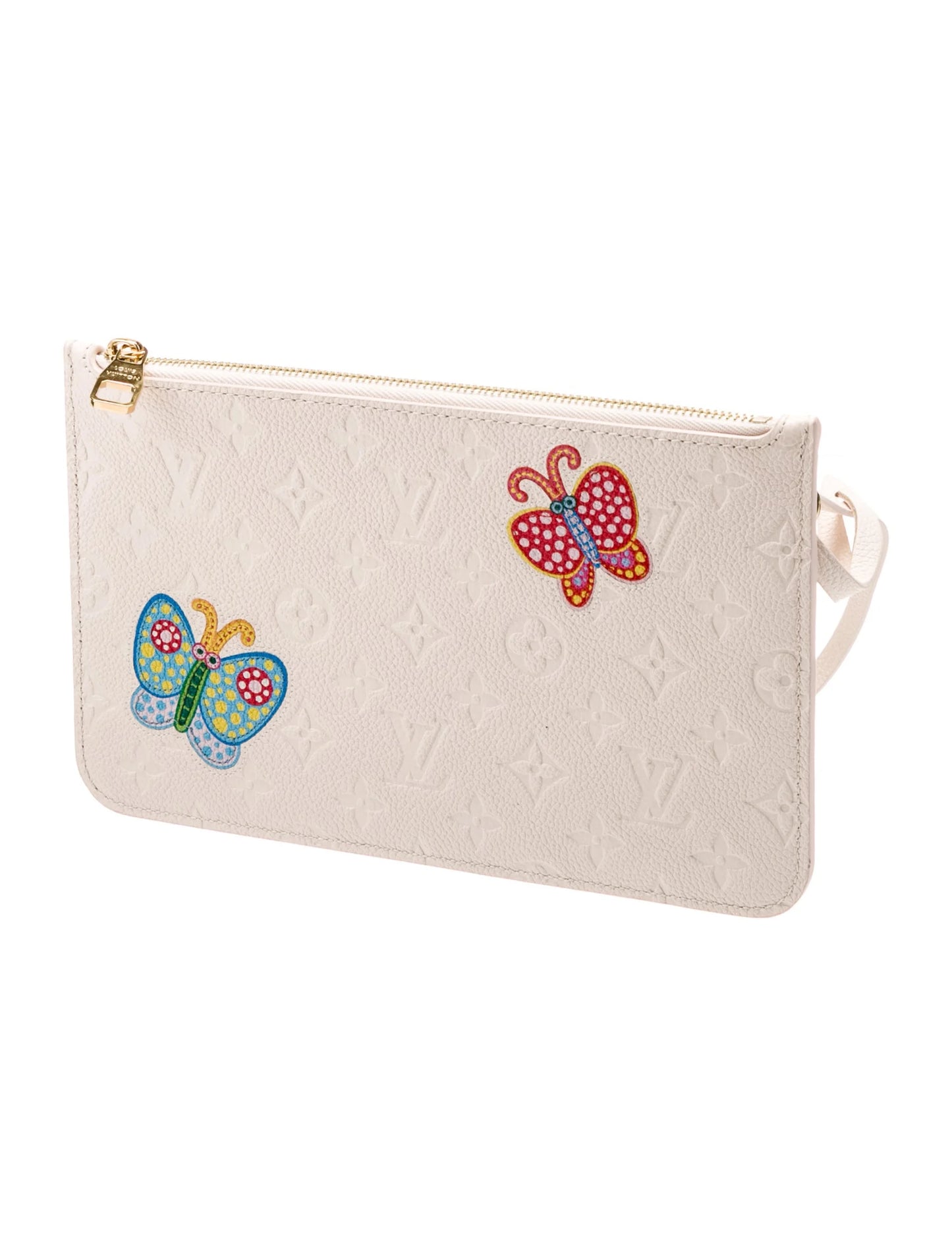 Louis Vuitton Yayoi Kasuma Multicolor Butterflies Dots Neverfull Pochette Pouch
