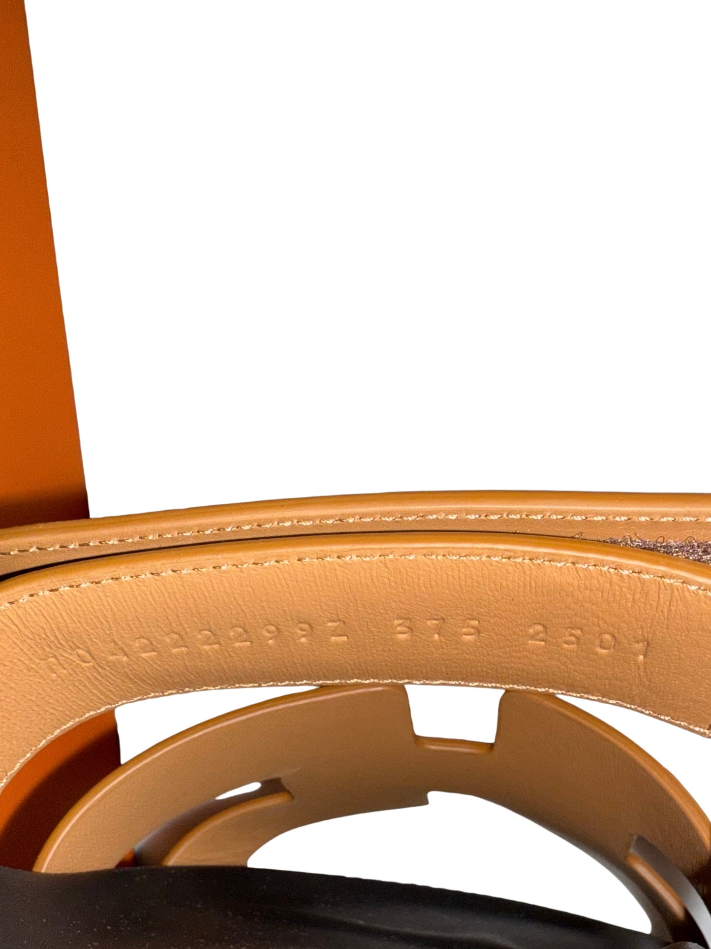 Hermes Chypre Sandals Size 37.5 Naturel Brown