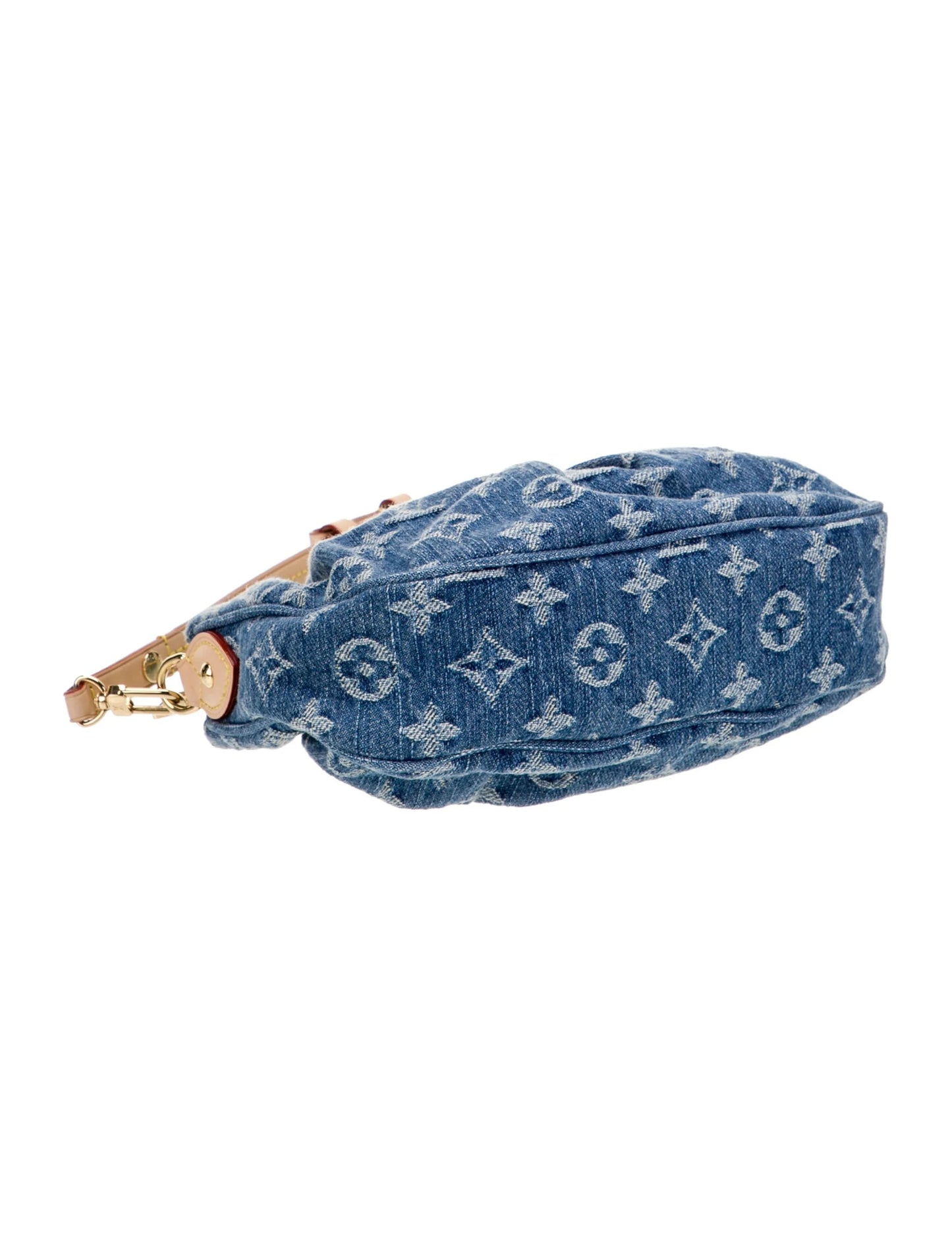 Louis Vuitton Monogram Denim Pochette Valley Blue
