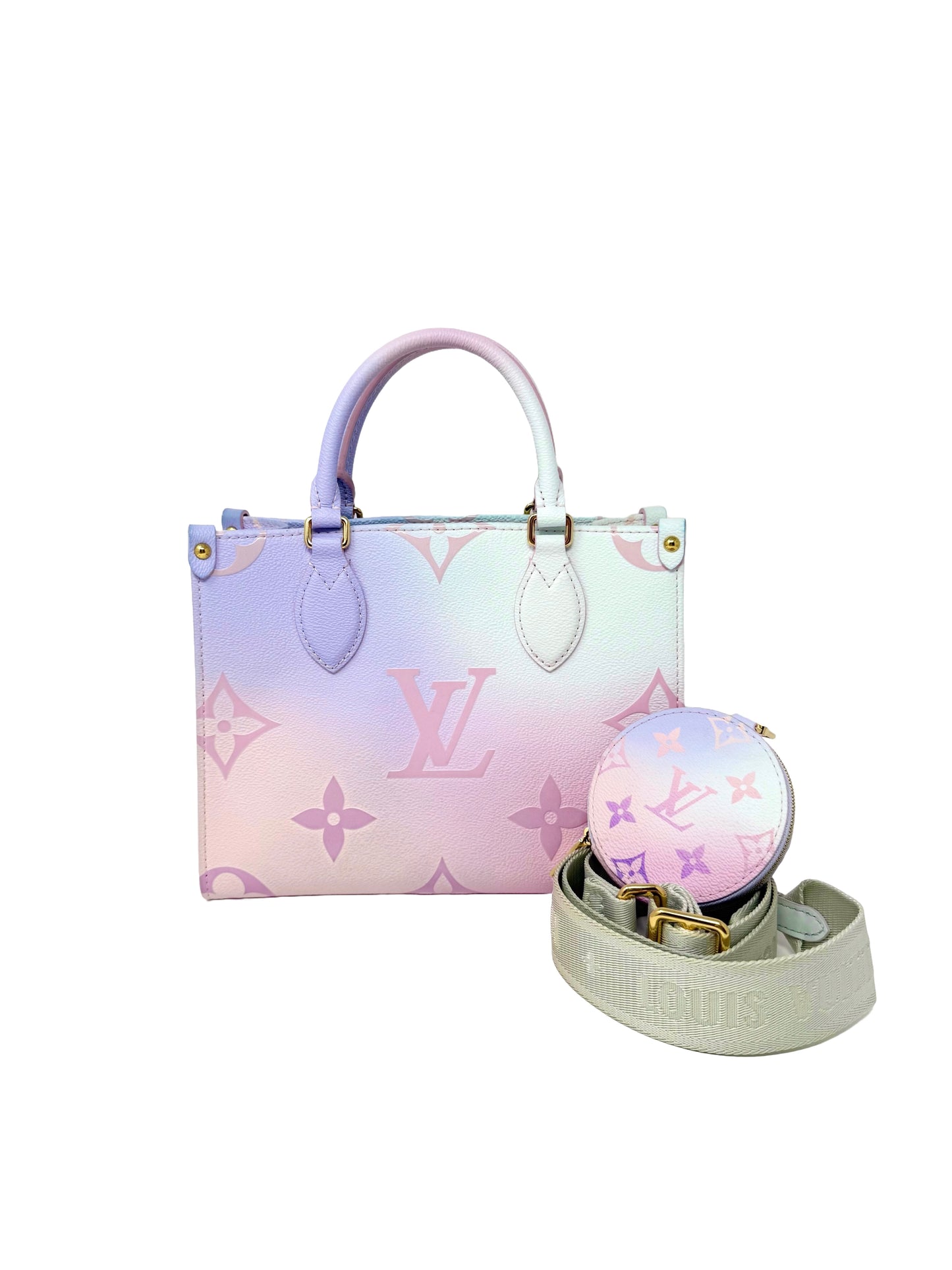 Louis Vuitton Monogram Giant Spring In The City OnTheGo PM Sunrise Pastel