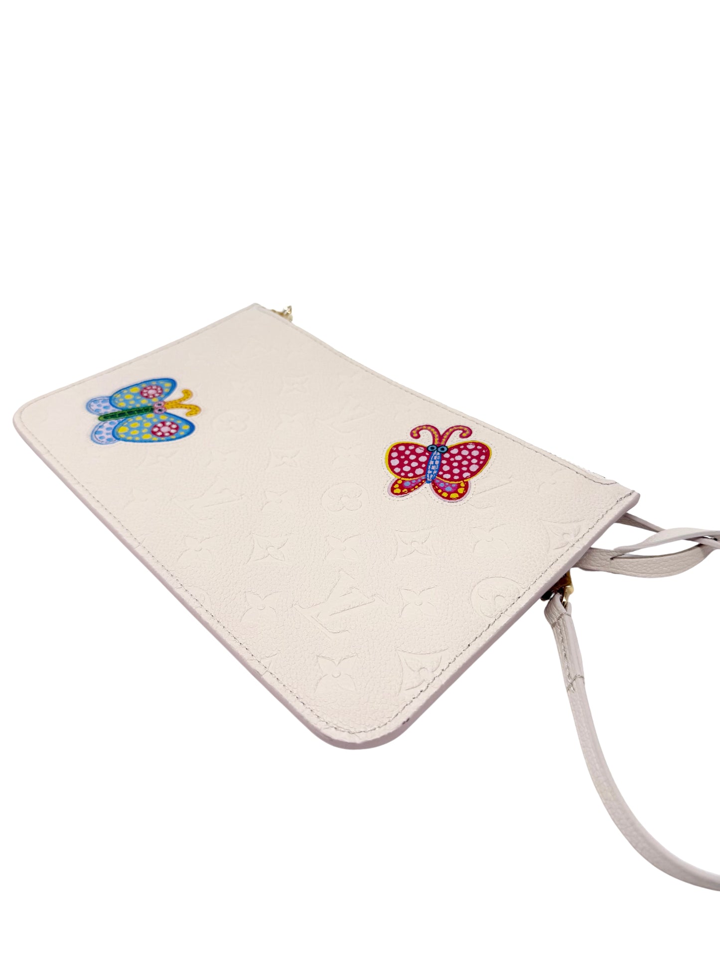 Louis Vuitton Yayoi Kasuma Multicolor Butterflies Dots Neverfull Pochette Pouch