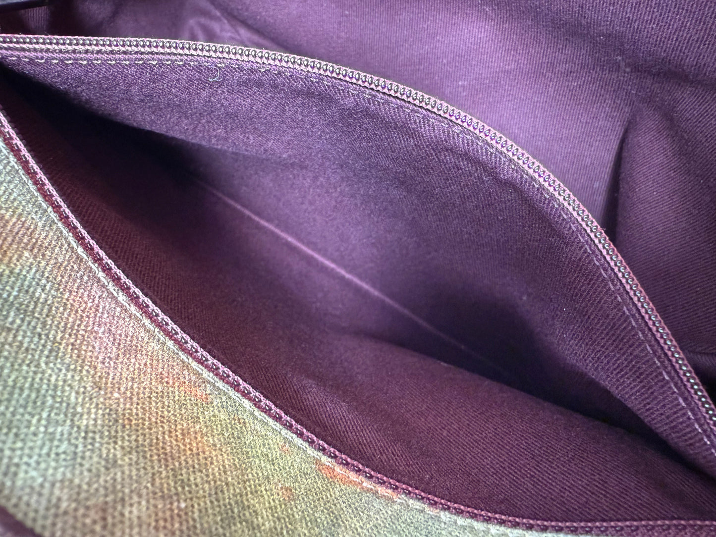 CHANEL Graffiti On The Pavements Khaki Multicolor Messenger Bag Runway