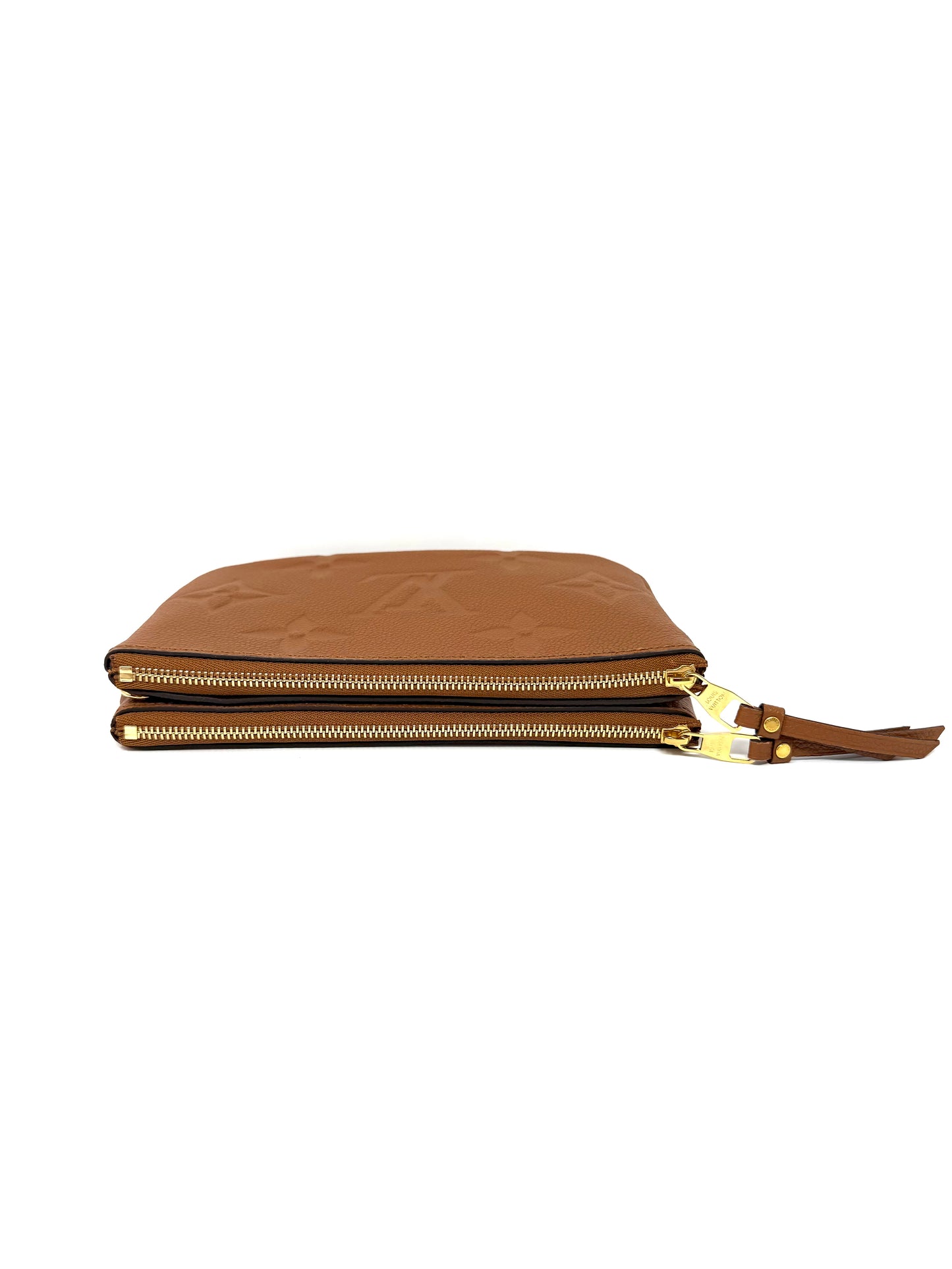 Louis Vuitton Double Zip Pochette Monogram Giant Cognac Crossbody