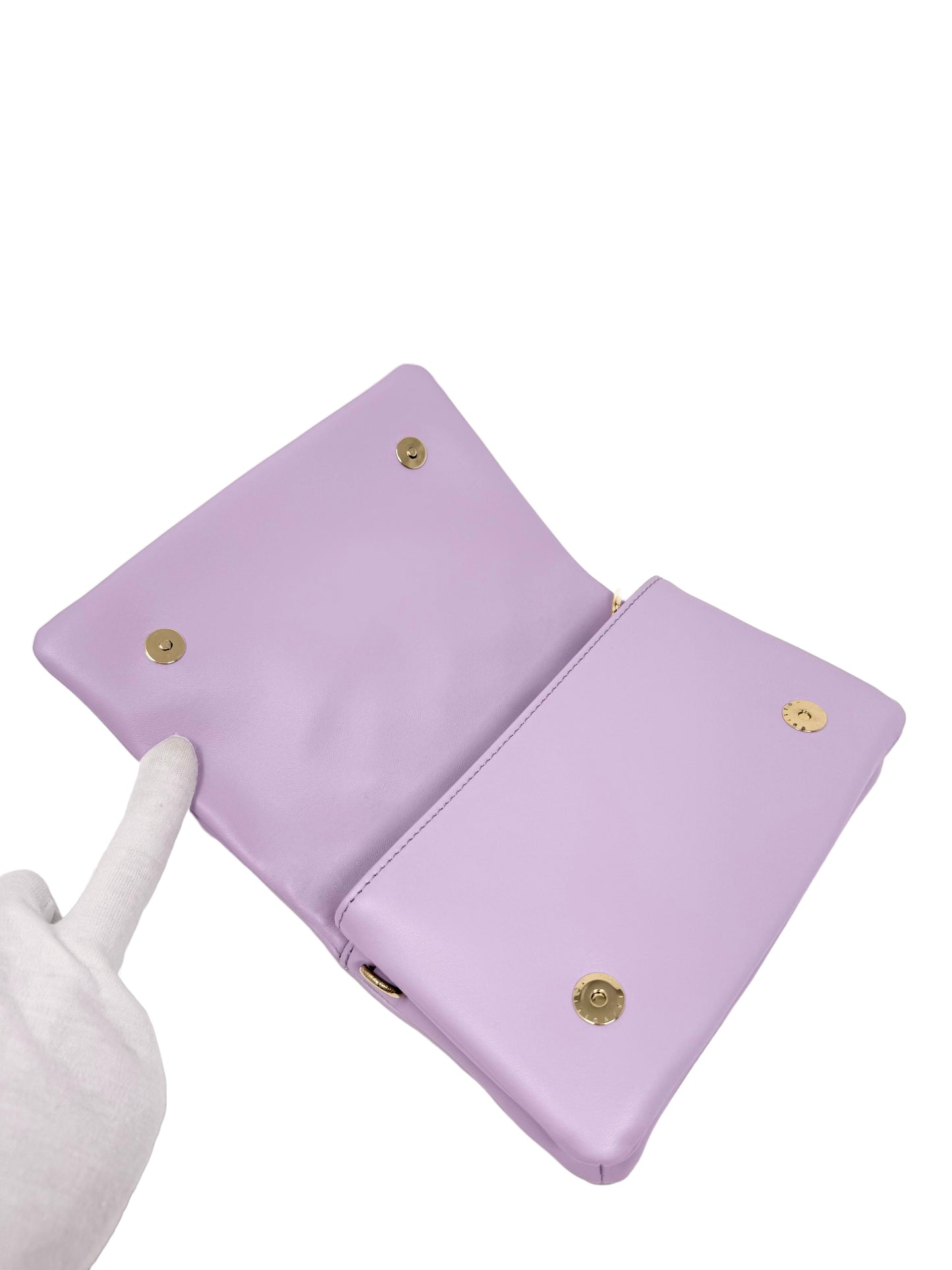 Louis Vuitton Pochette Coussin Embossed Lilac Lavender Purple
