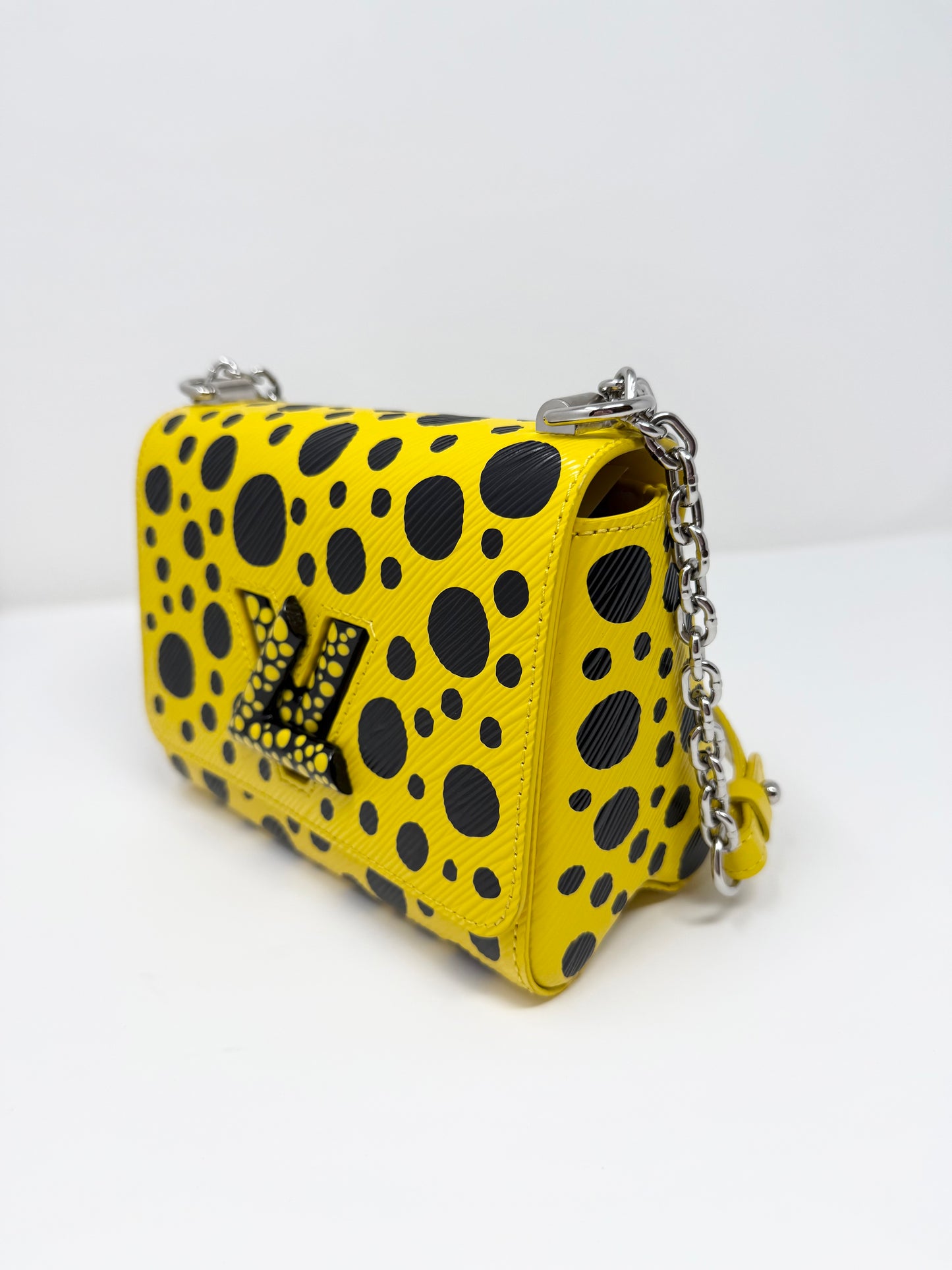 Louis Vuitton Yayoi Kusama Epi Twist PM Yellow Black Infinity Dots