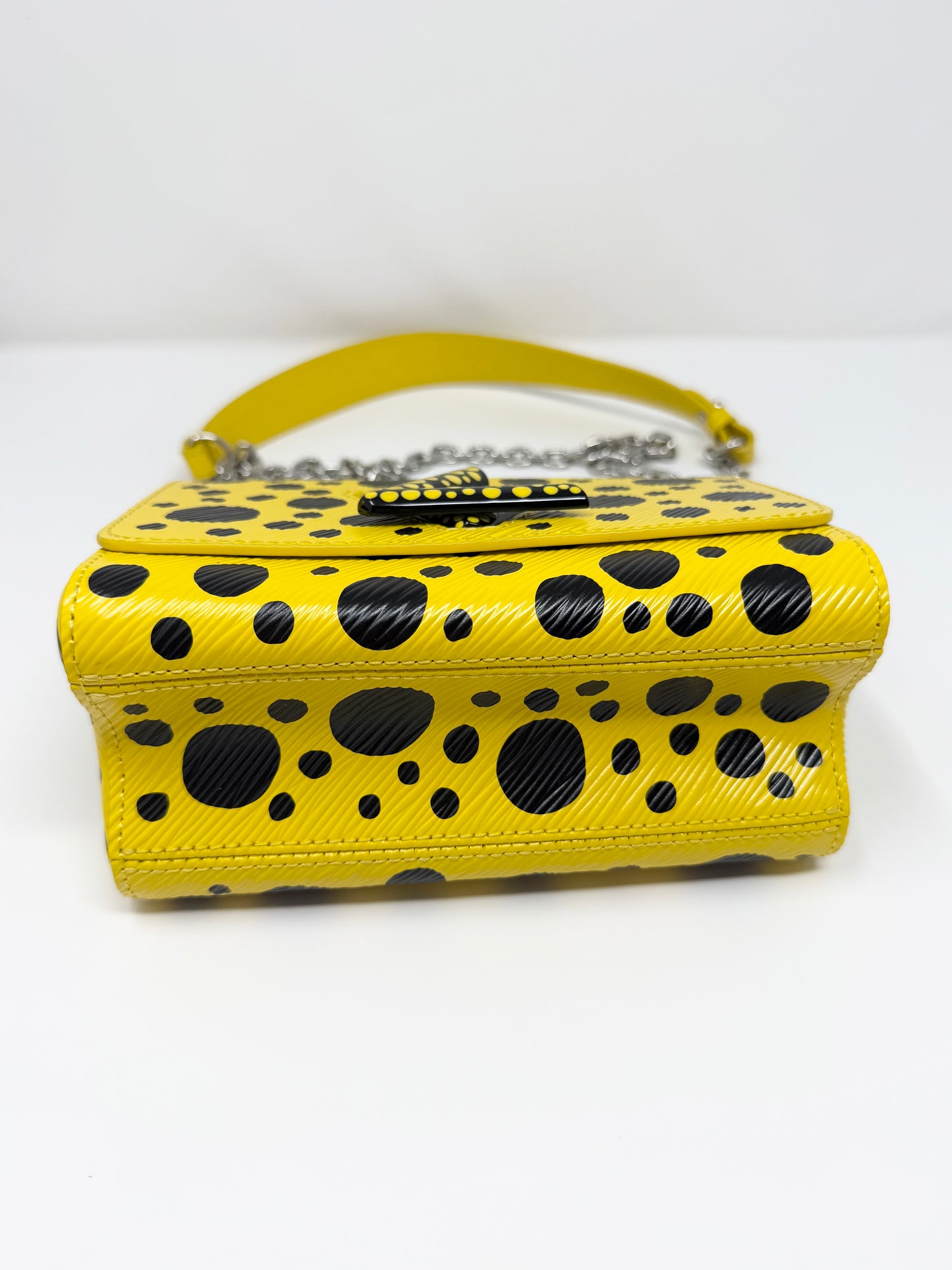 Louis Vuitton Yayoi Kusama Epi Twist PM Yellow Black Infinity Dots