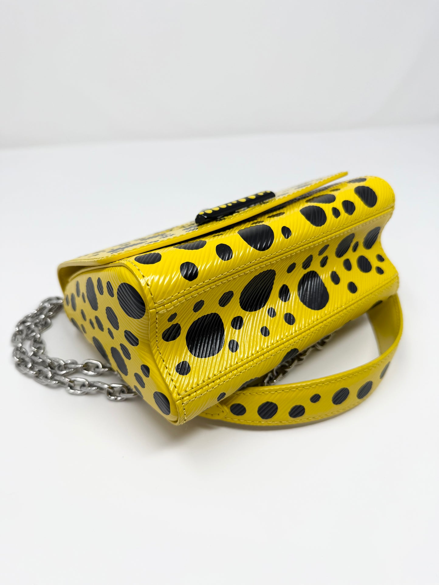 Louis Vuitton Yayoi Kusama Epi Twist PM Yellow Black Infinity Dots