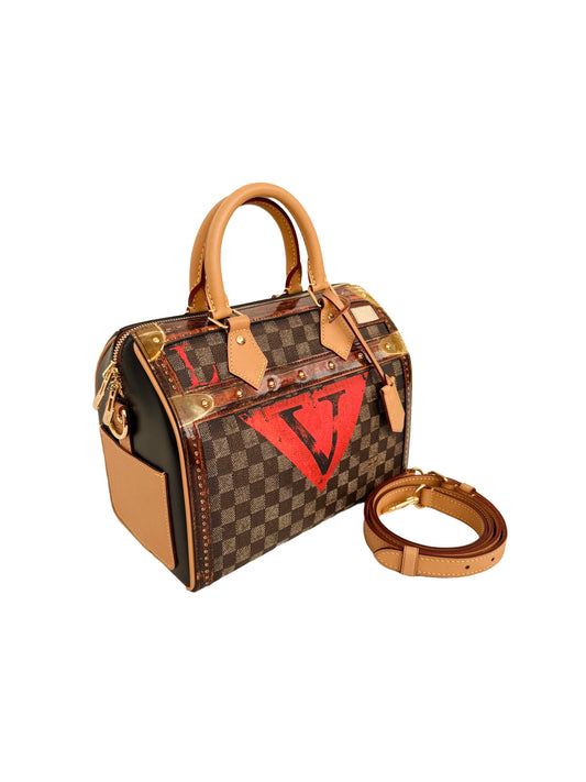 Louis Vuitton Speedy 25 Time Trunk Multicolor Damier Ebene