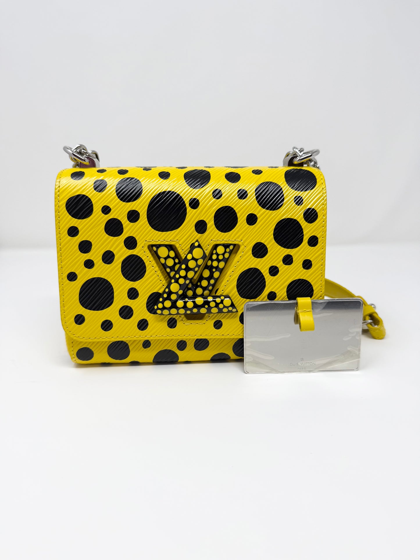 Louis Vuitton Yayoi Kusama Epi Twist PM Yellow Black Infinity Dots