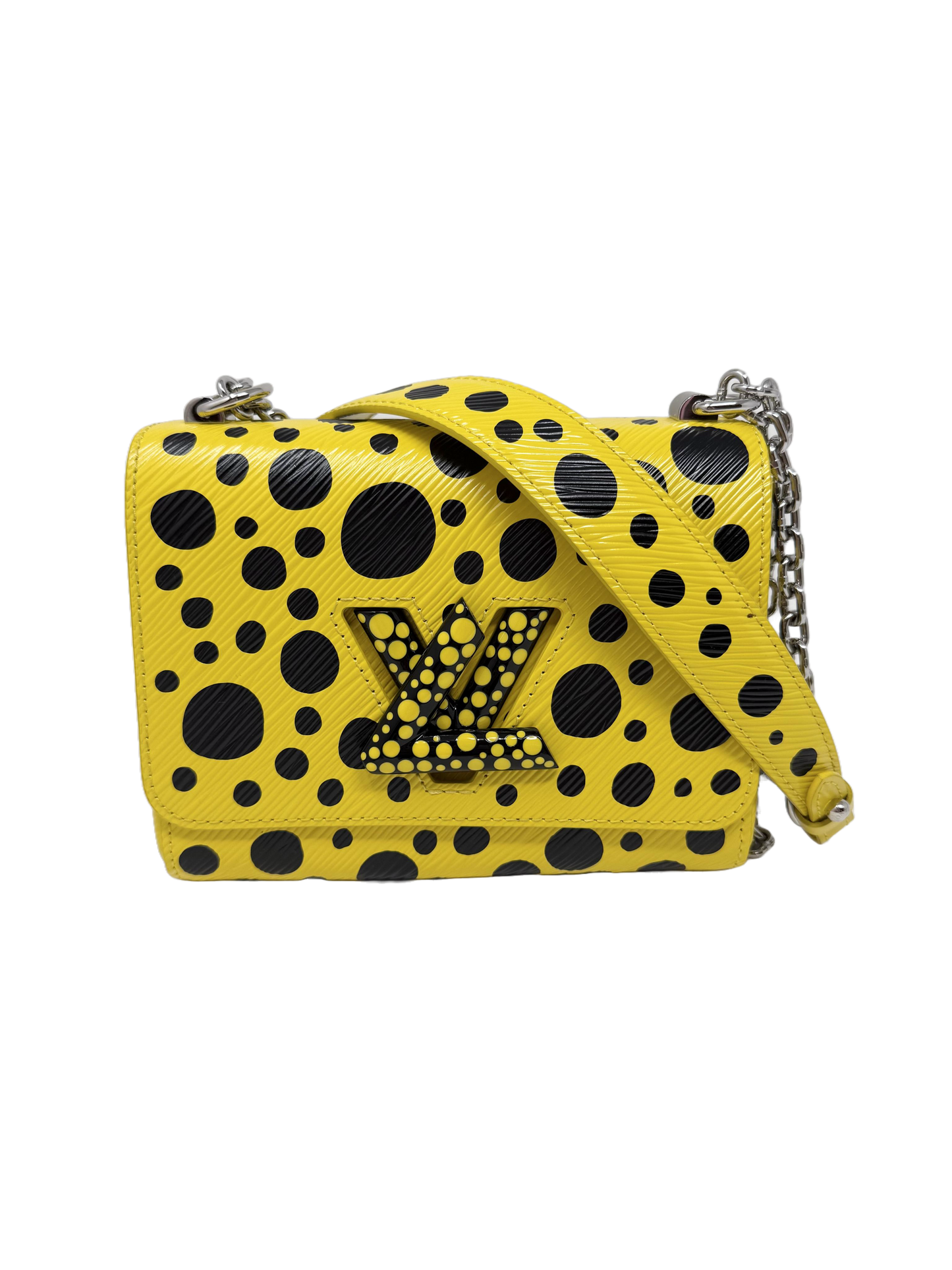 Louis Vuitton Yayoi Kusama Epi Twist PM Yellow Black Infinity Dots
