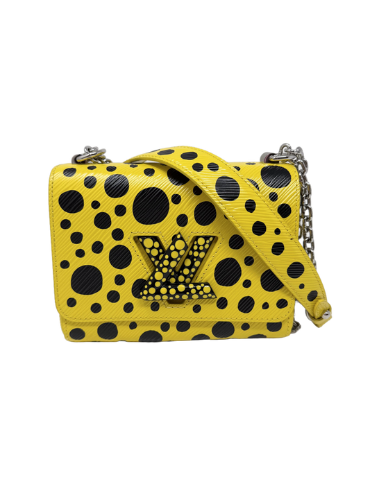Louis Vuitton Yayoi Kusama Epi Twist PM Yellow Black Infinity Dots