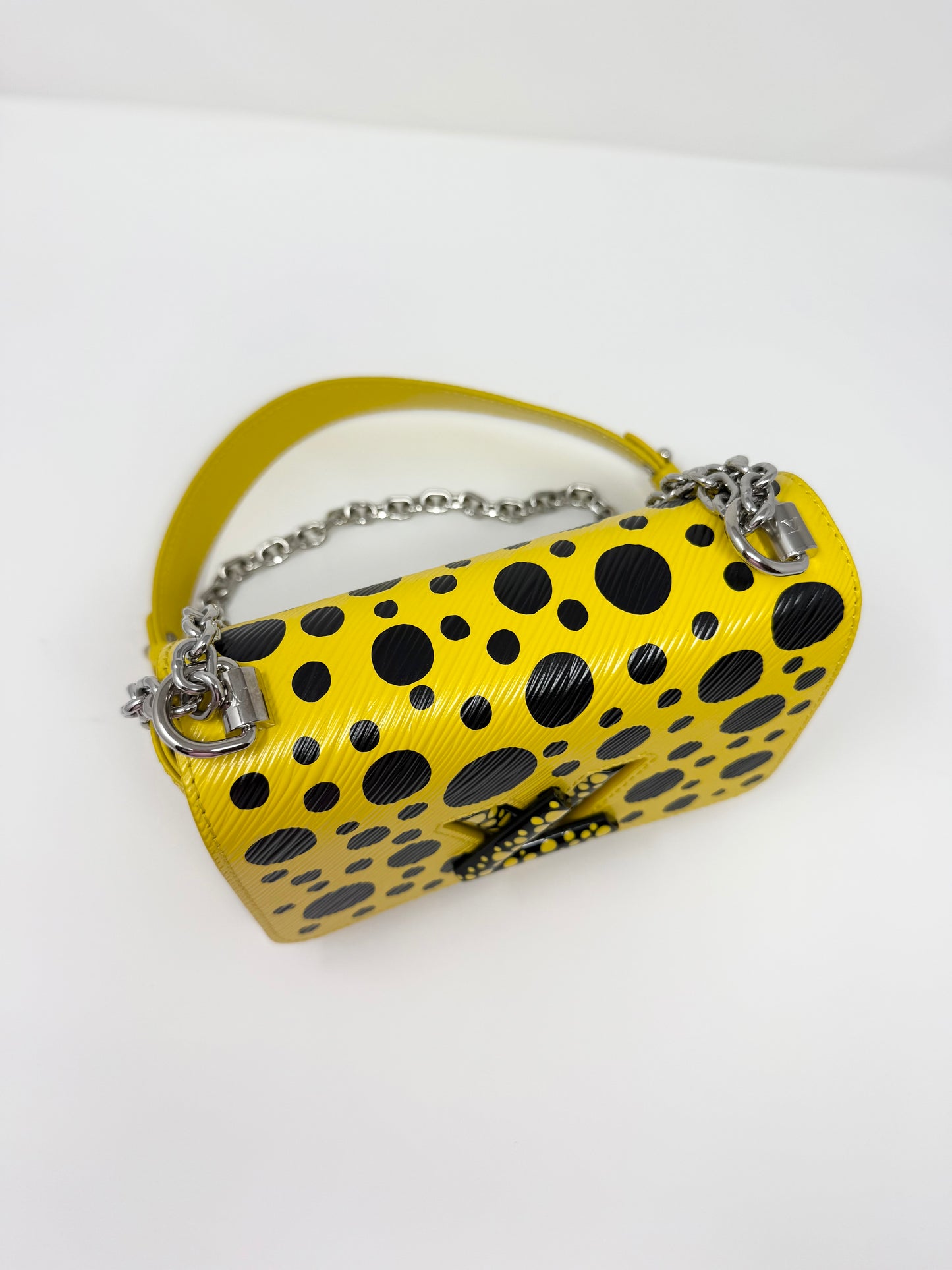 Louis Vuitton Yayoi Kusama Epi Twist PM Yellow Black Infinity Dots