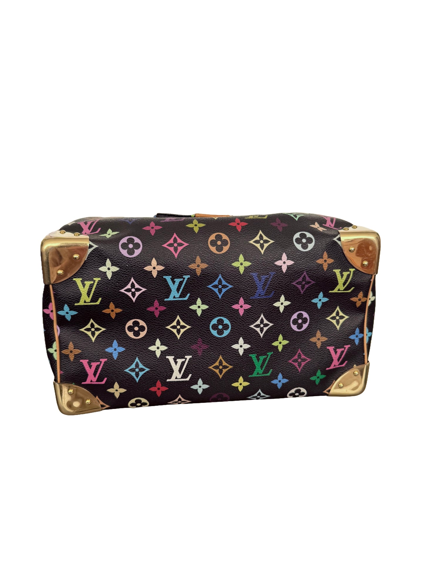 Louis Vuitton Takashi Murakami Multicolor Speedy 30 Monogram Black