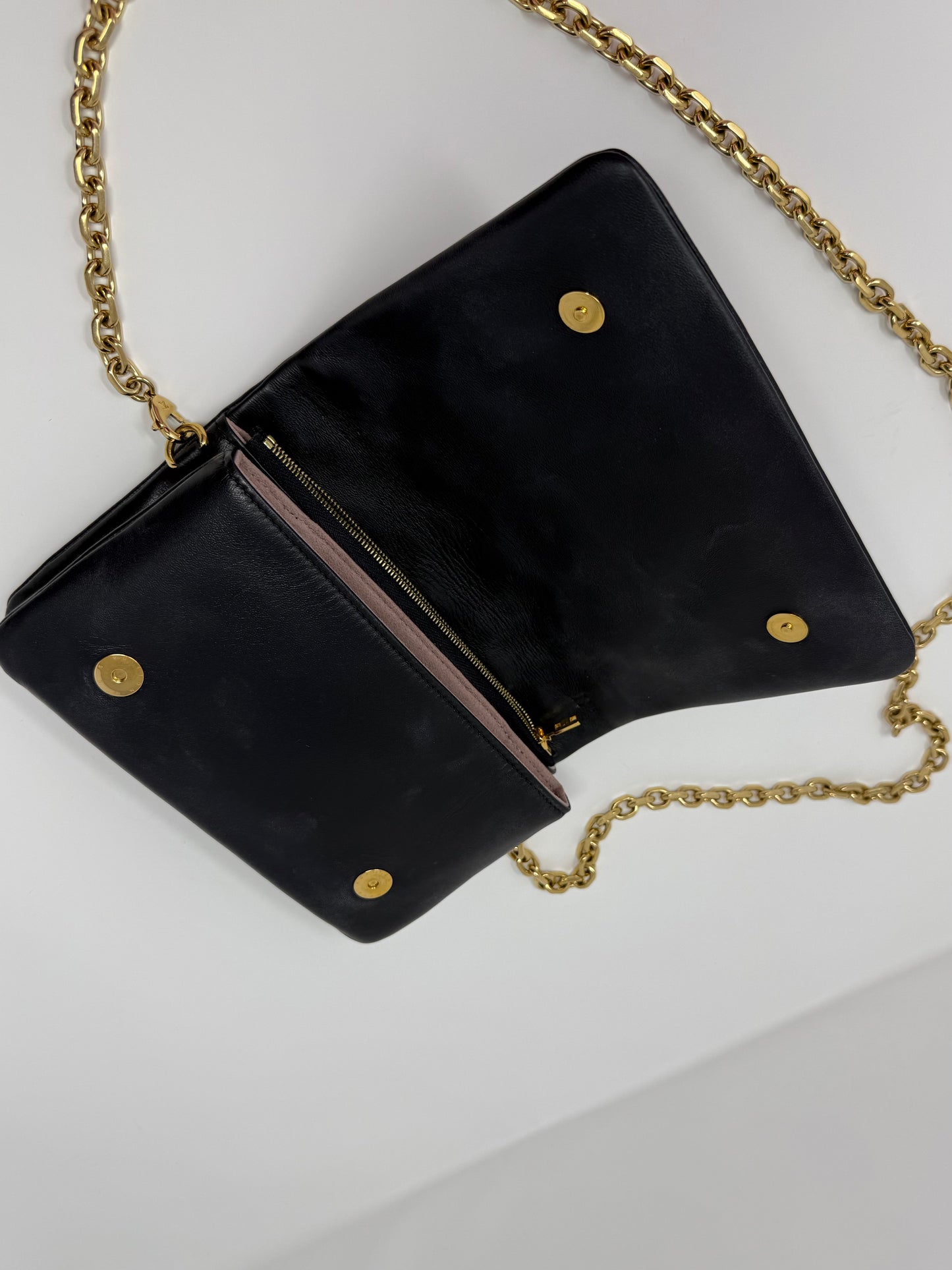 Louis Vuitton Pochette Coussin Monogram Embossed Black