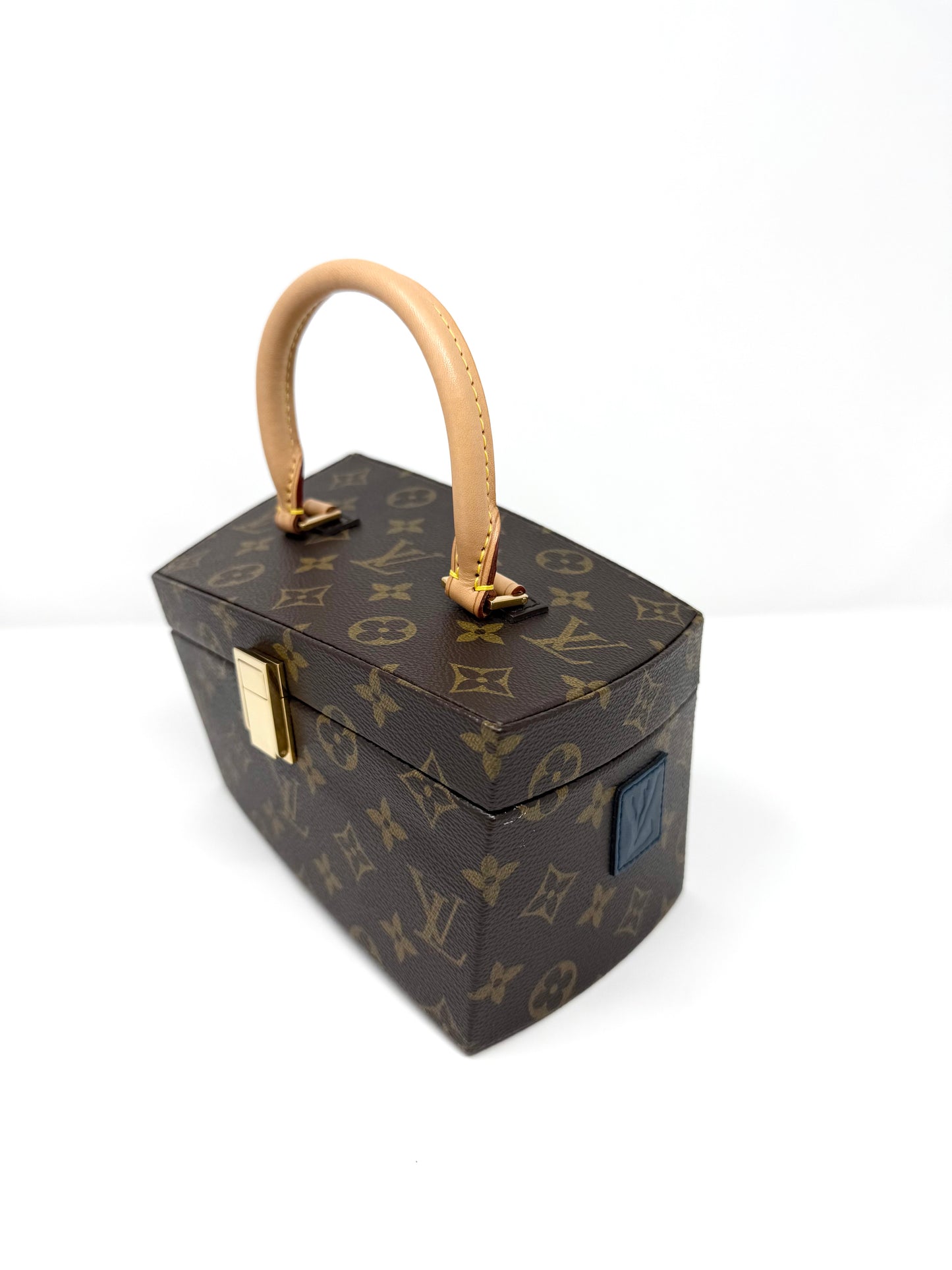 Louis Vuitton Frank Gehry Twisted Trunk Box Bag Brown Monogram