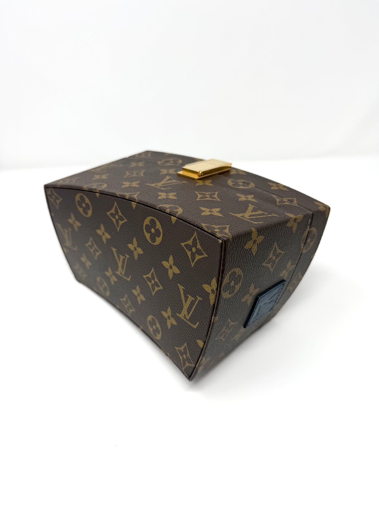 Louis Vuitton Frank Gehry Twisted Trunk Box Bag Brown Monogram