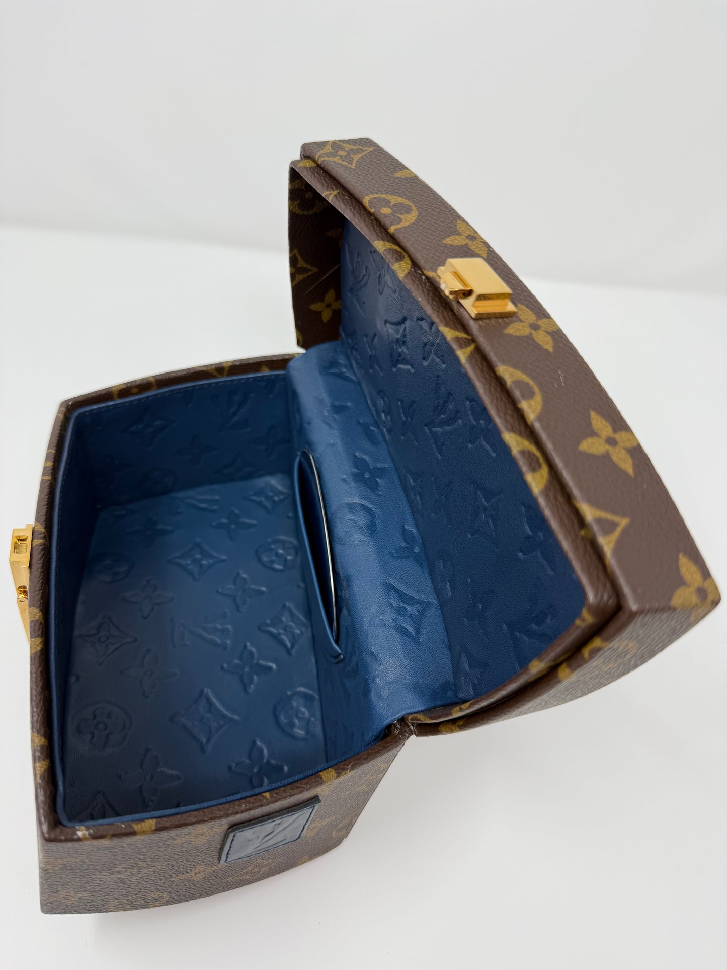 Louis Vuitton Frank Gehry Twisted Trunk Box Bag Brown Monogram