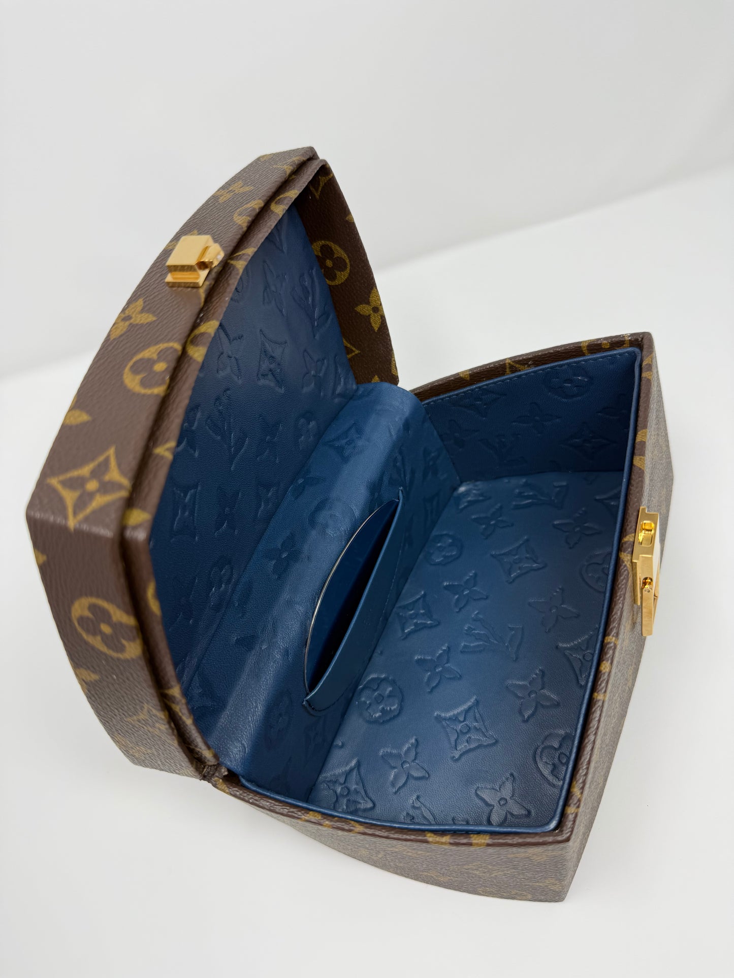 Louis Vuitton Frank Gehry Twisted Trunk Box Bag Brown Monogram