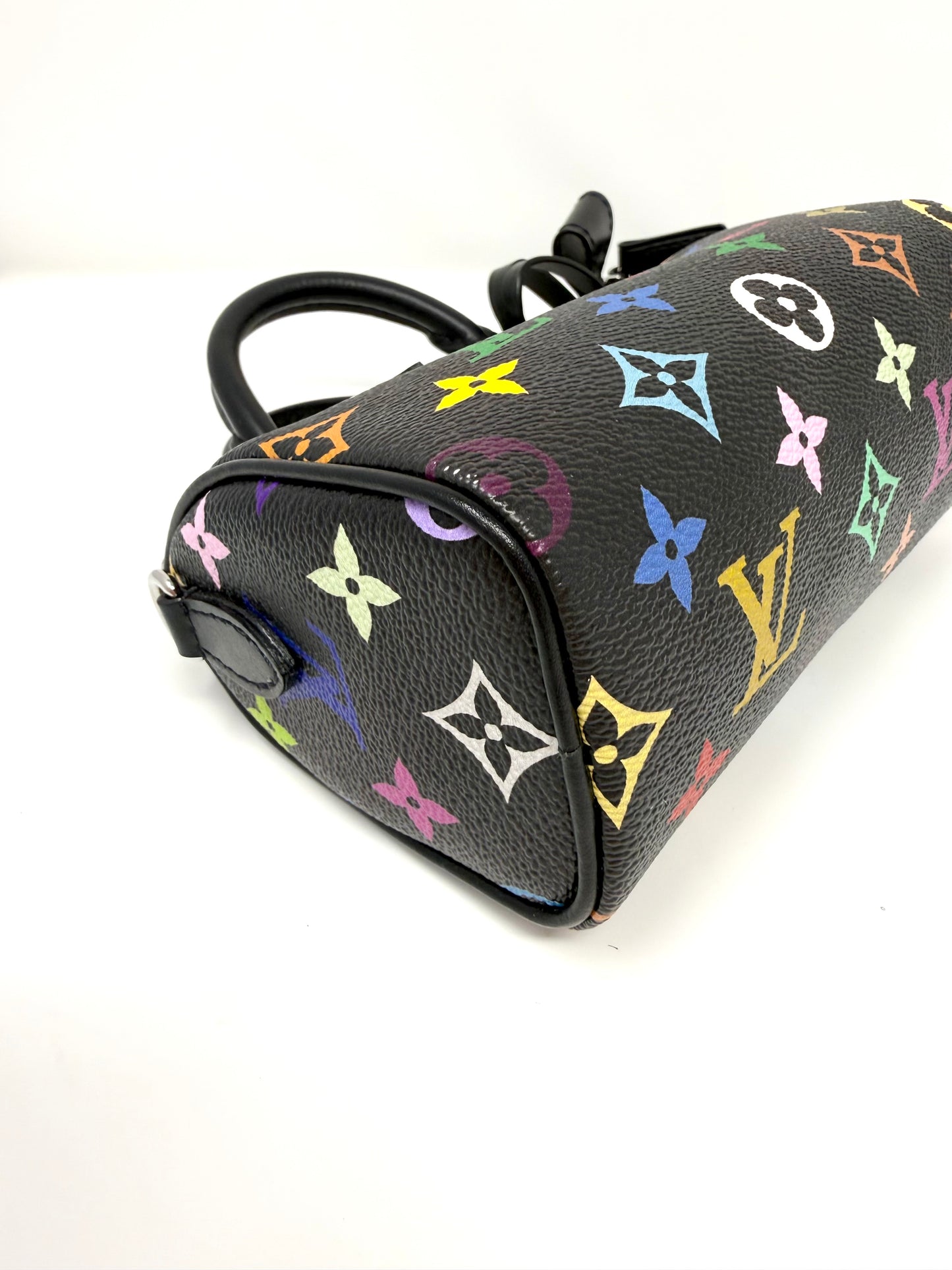 Louis Vuitton Takashi Murakami LV x TM Speedy Nano Multicolor Noir Black
