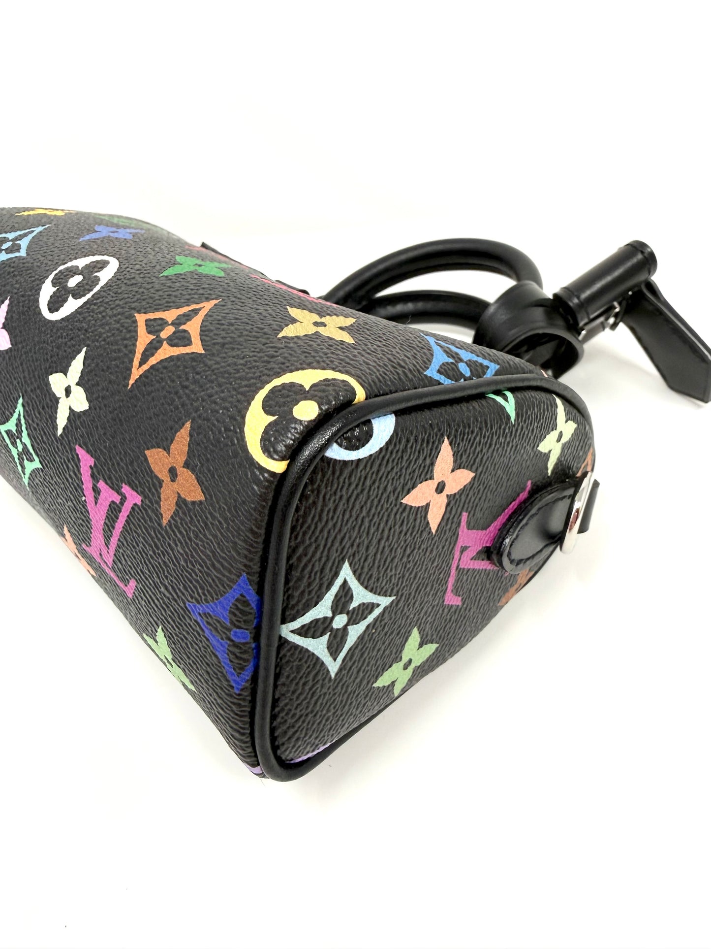 Louis Vuitton Takashi Murakami LV x TM Speedy Nano Multicolor Noir Black