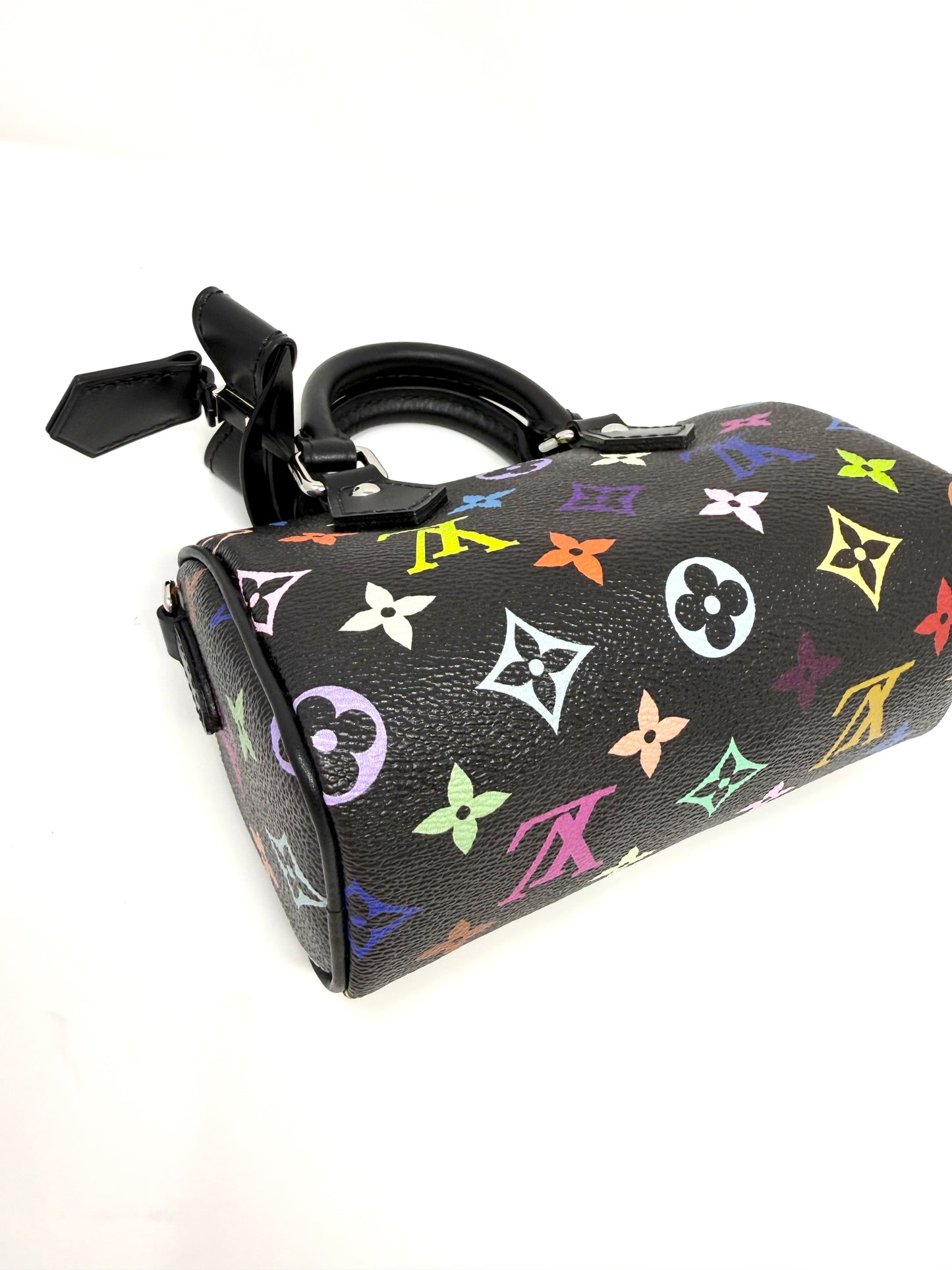 Louis Vuitton Takashi Murakami LV x TM Speedy Nano Multicolor Noir Black