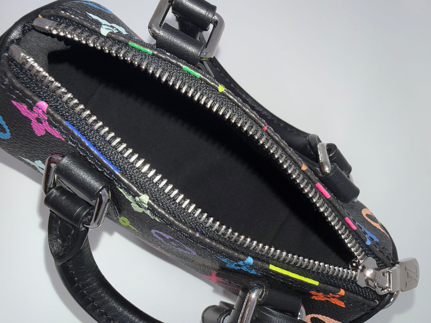Louis Vuitton Takashi Murakami LV x TM Speedy Nano Multicolor Noir Black