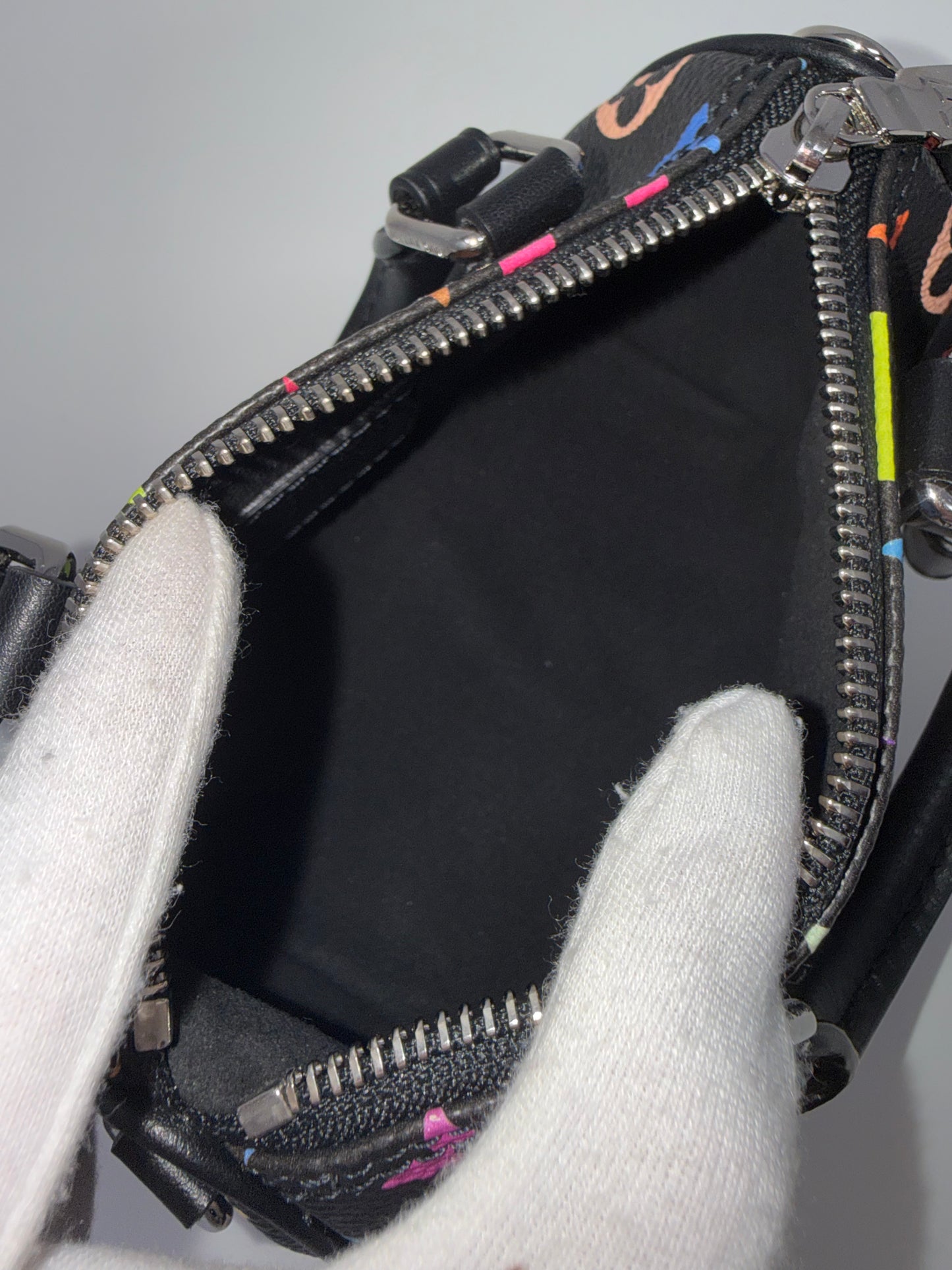 Louis Vuitton Takashi Murakami LV x TM Speedy Nano Multicolor Noir Black