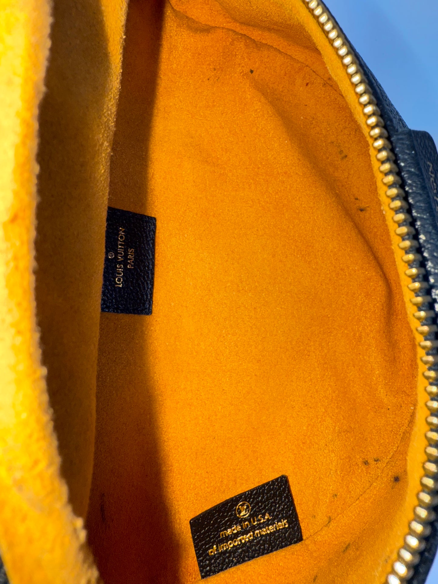 Louis Vuitton Empreinte BumBag Monogram Waist Crossbody Belt Bag Noir Black