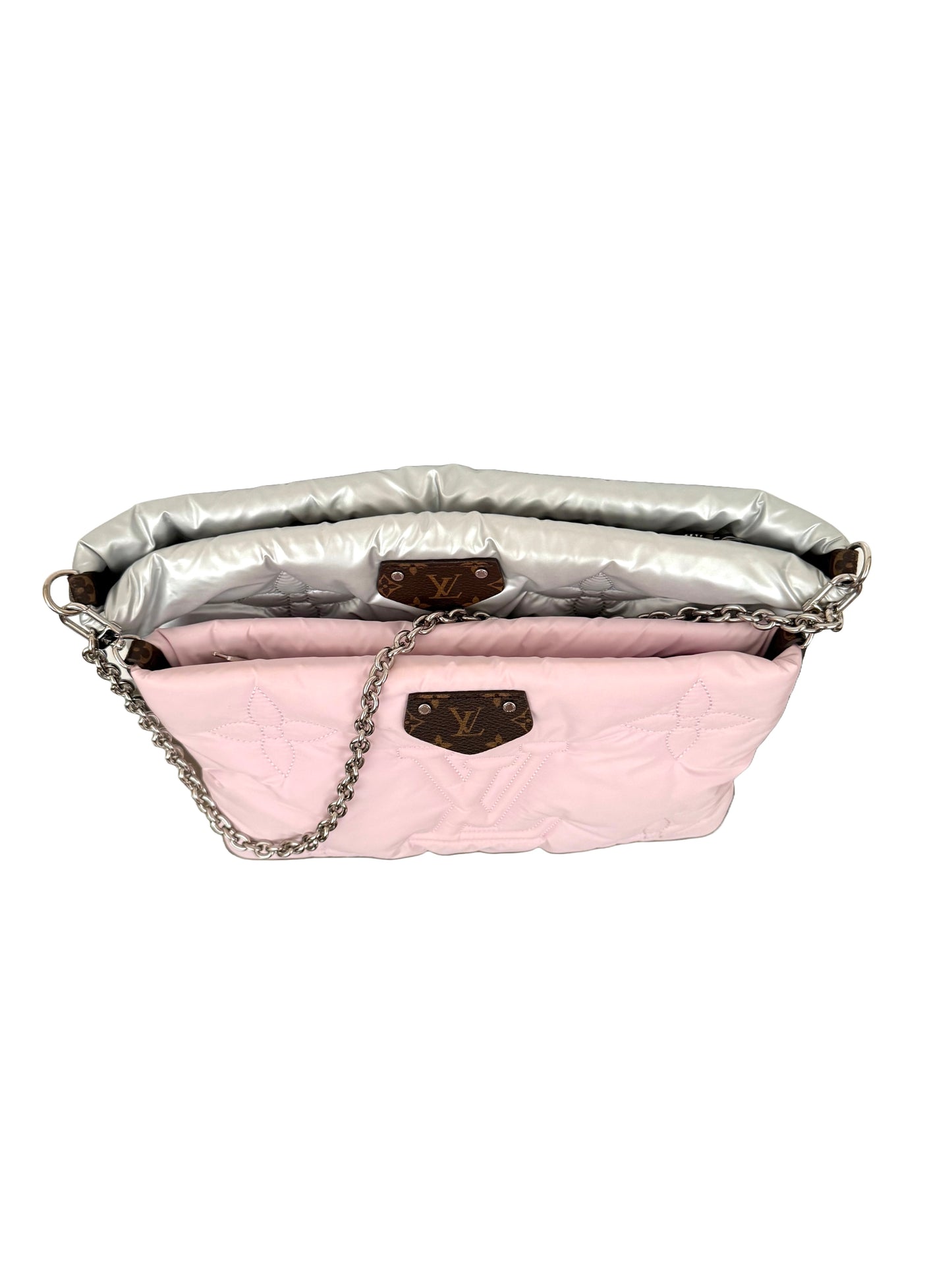 Louis Vuitton Maxi Pillow Multi Pochette Accessories Silver Pink