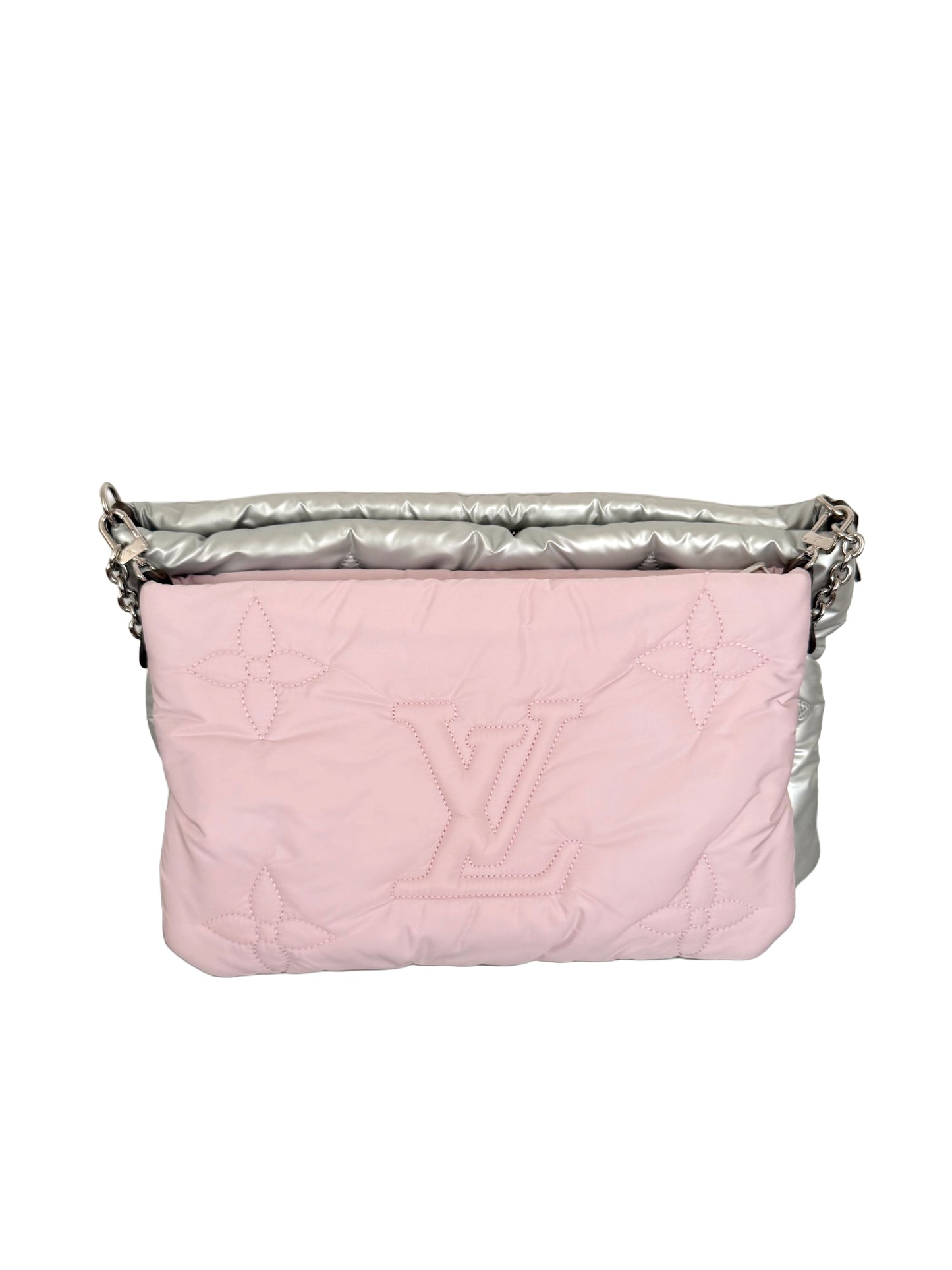 Louis Vuitton Maxi Pillow Multi Pochette Accessories Silver Pink