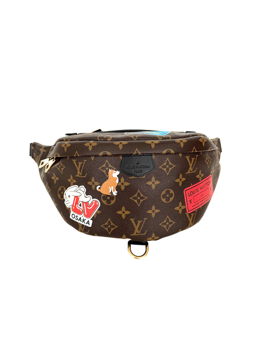 Louis Vuitton Bumbag Monogram Canvas Brown Original World Tour Fanny Waist Bag