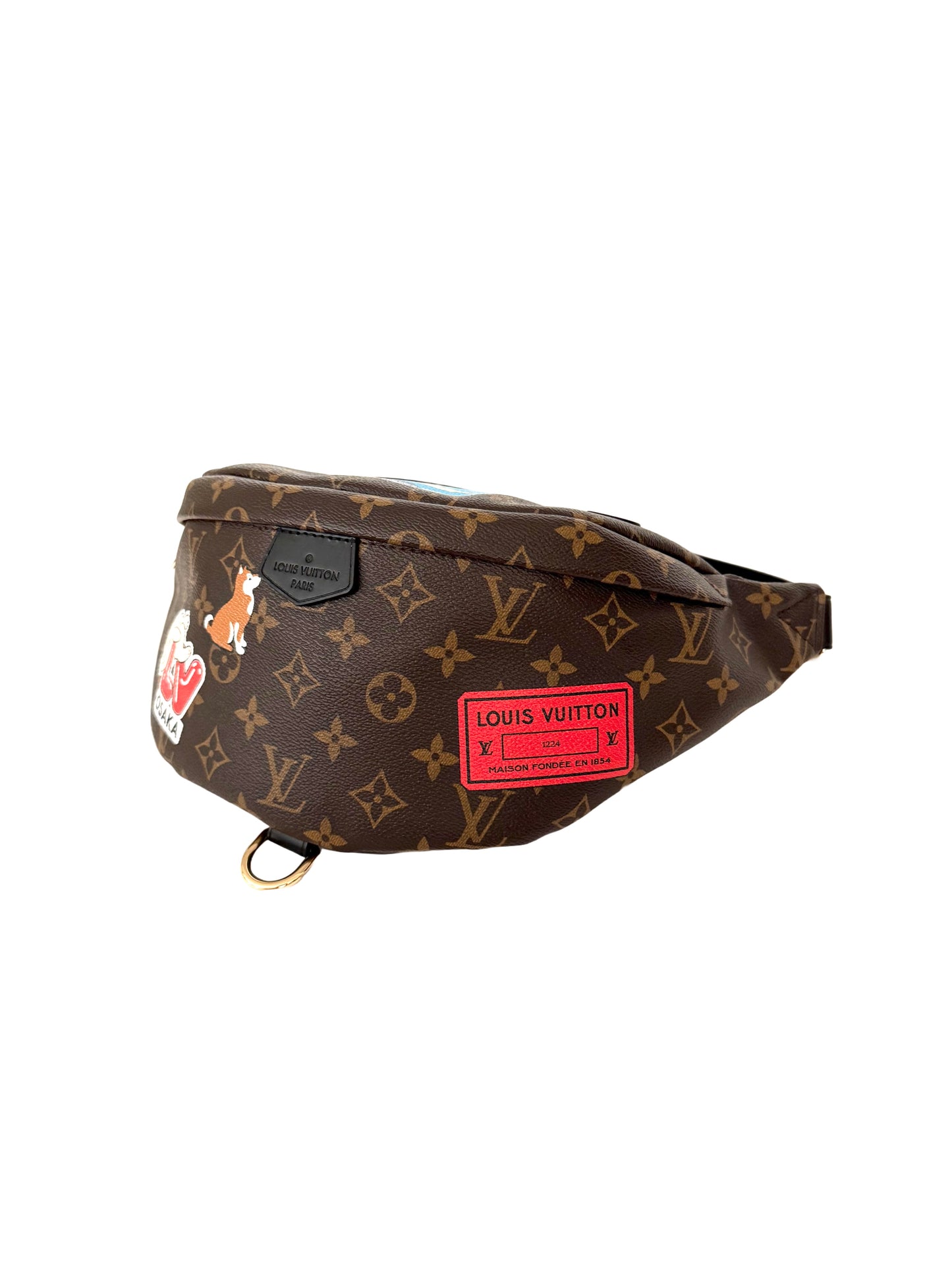 Louis Vuitton Bumbag Monogram Canvas Brown Original World Tour Fanny Waist Bag