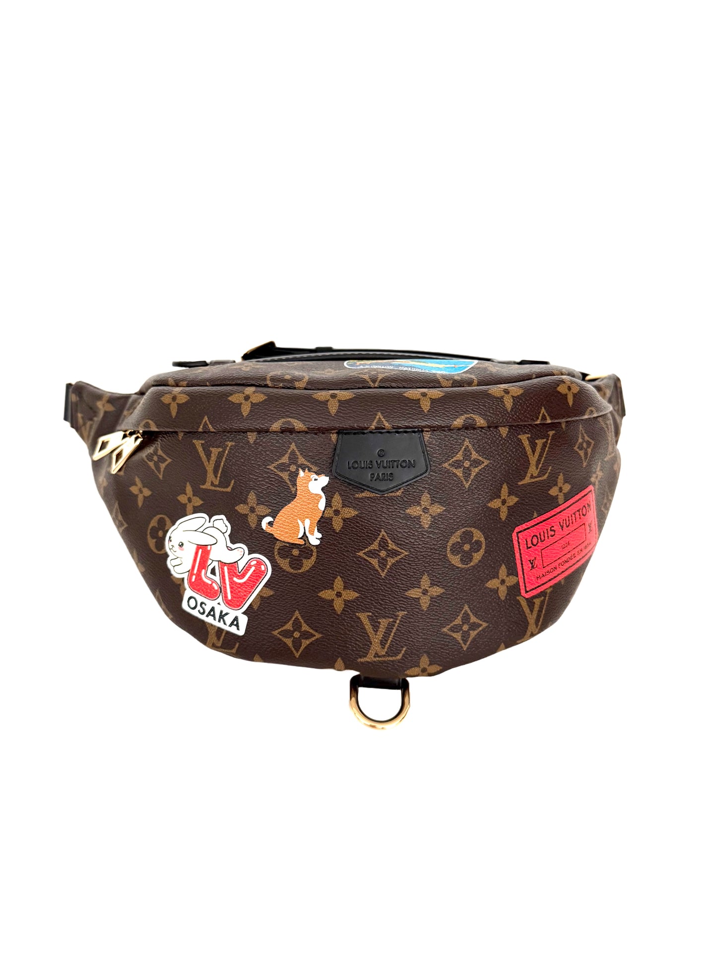 Louis Vuitton Bumbag Monogram Canvas Brown Original World Tour Fanny Waist Bag