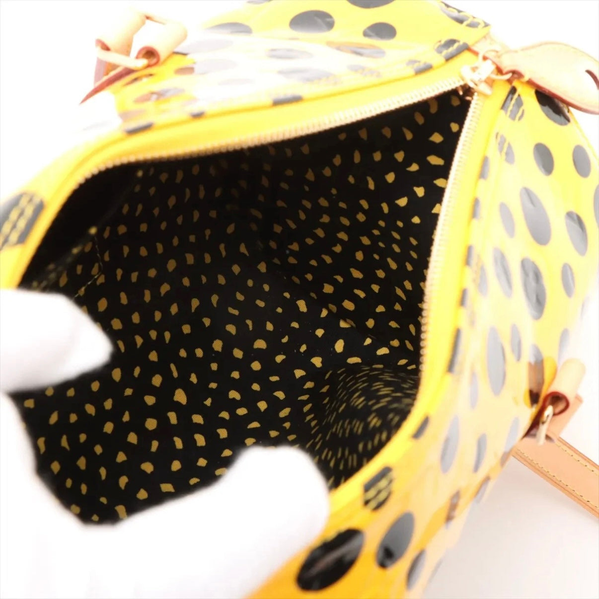 Louis Vuitton Yayoi Kusama Papillon Multicolor Infinity Dots Yellow