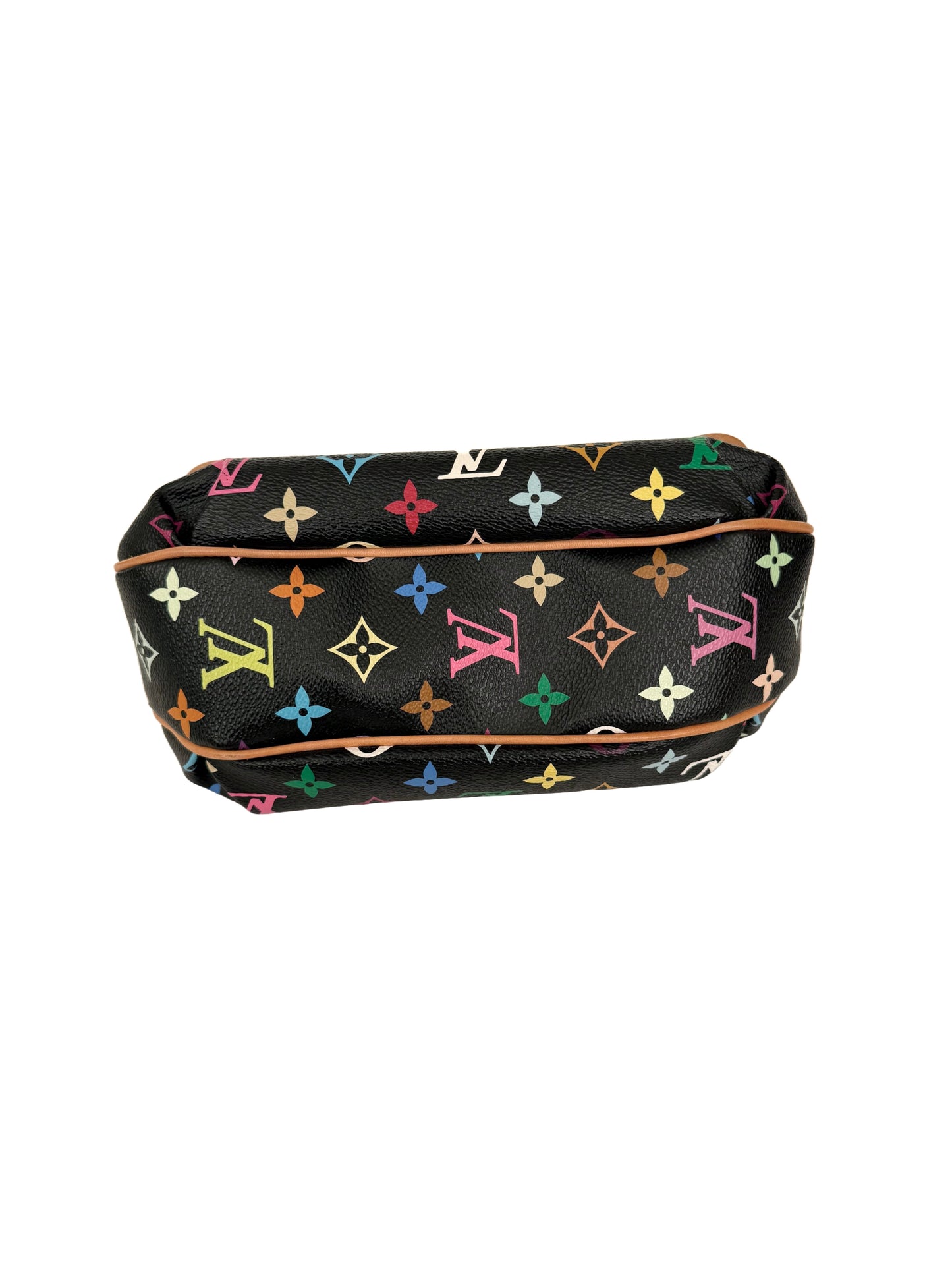 Louis Vuitton Takashi Murakami Multicolor Patti Black Shoulder Bag