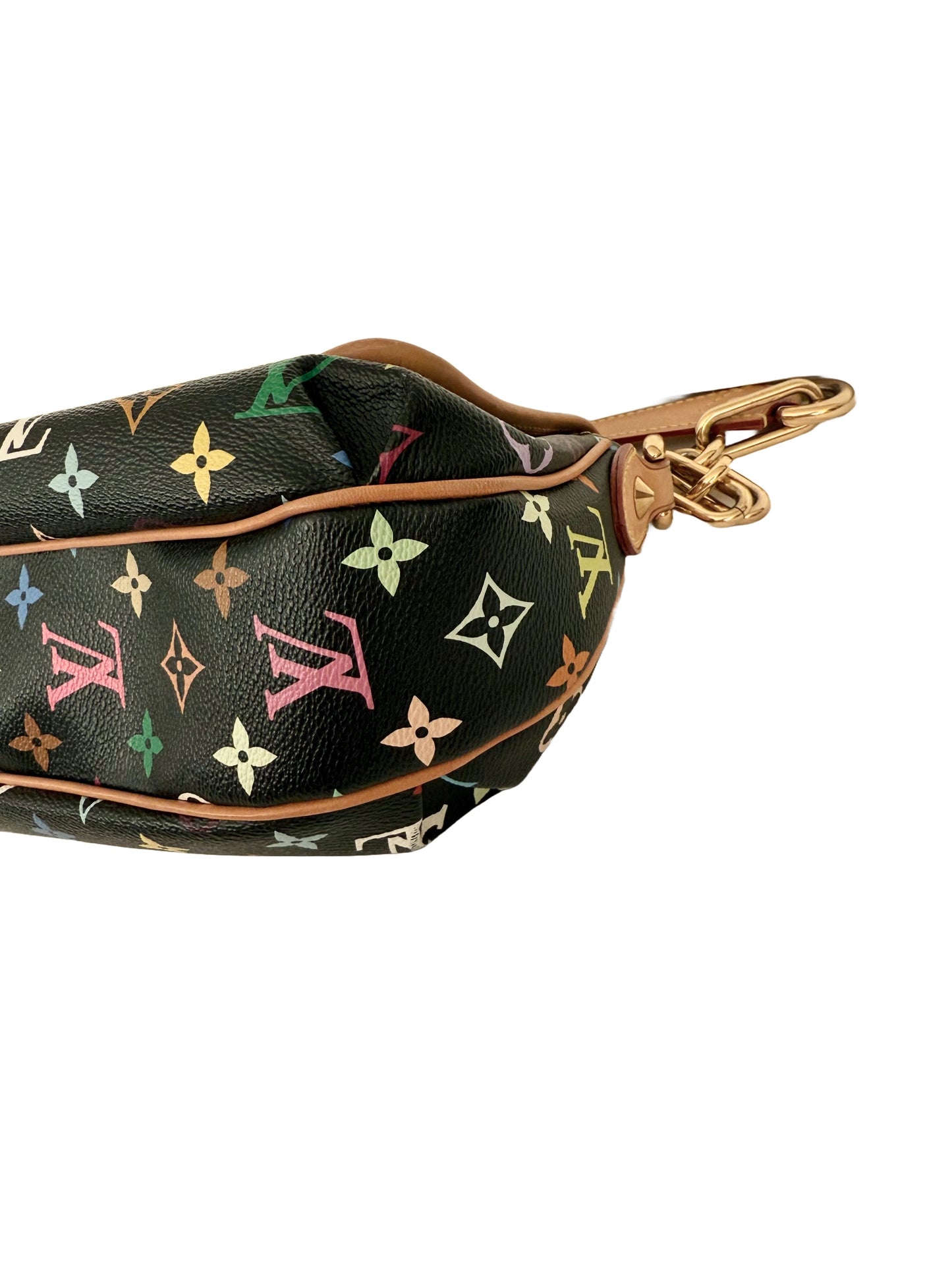 Louis Vuitton Takashi Murakami Multicolor Patti Black Shoulder Bag