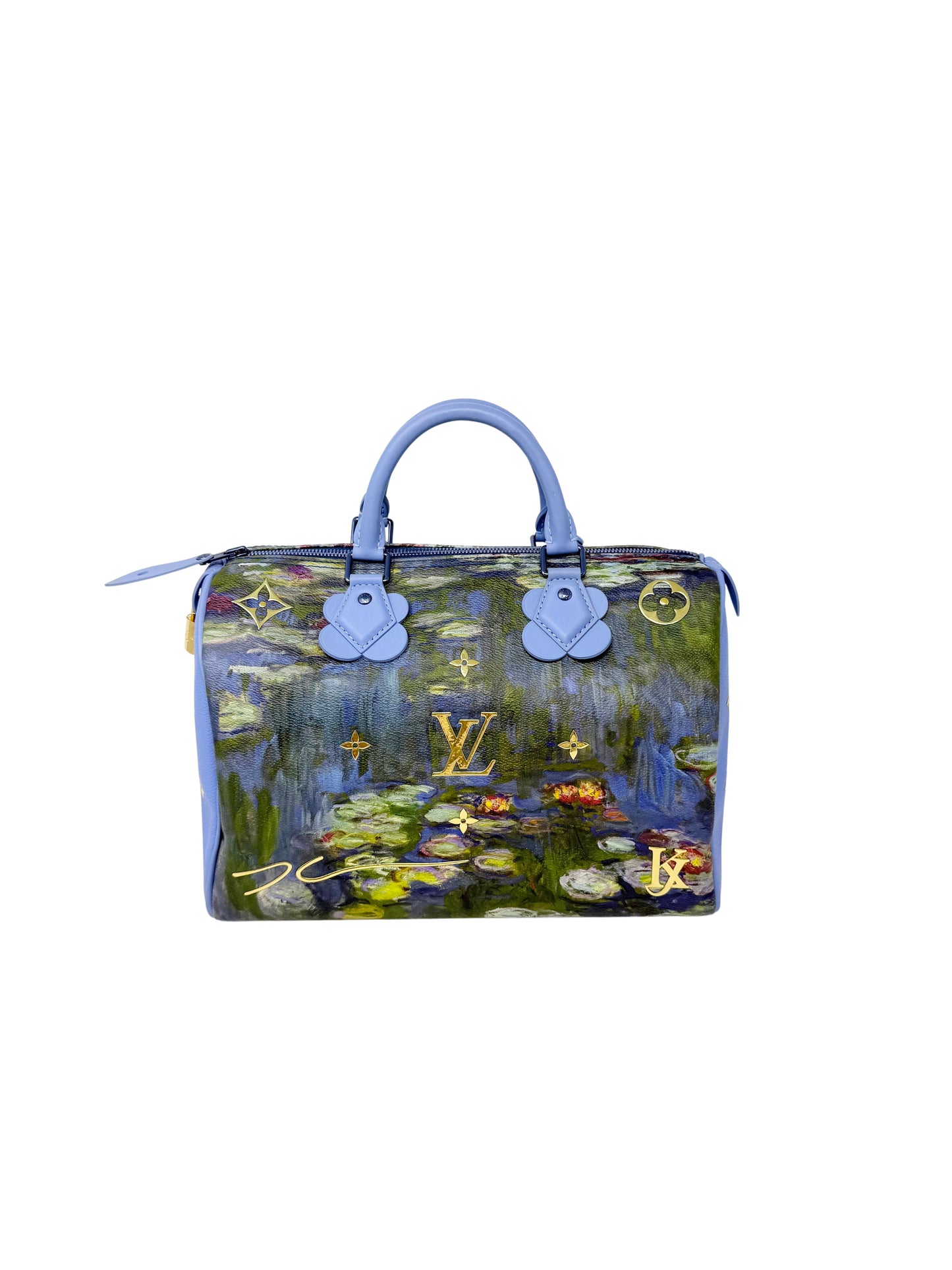 Louis Vuitton x Jeff Koons Speedy 30 Monet Lilies Masters Collection