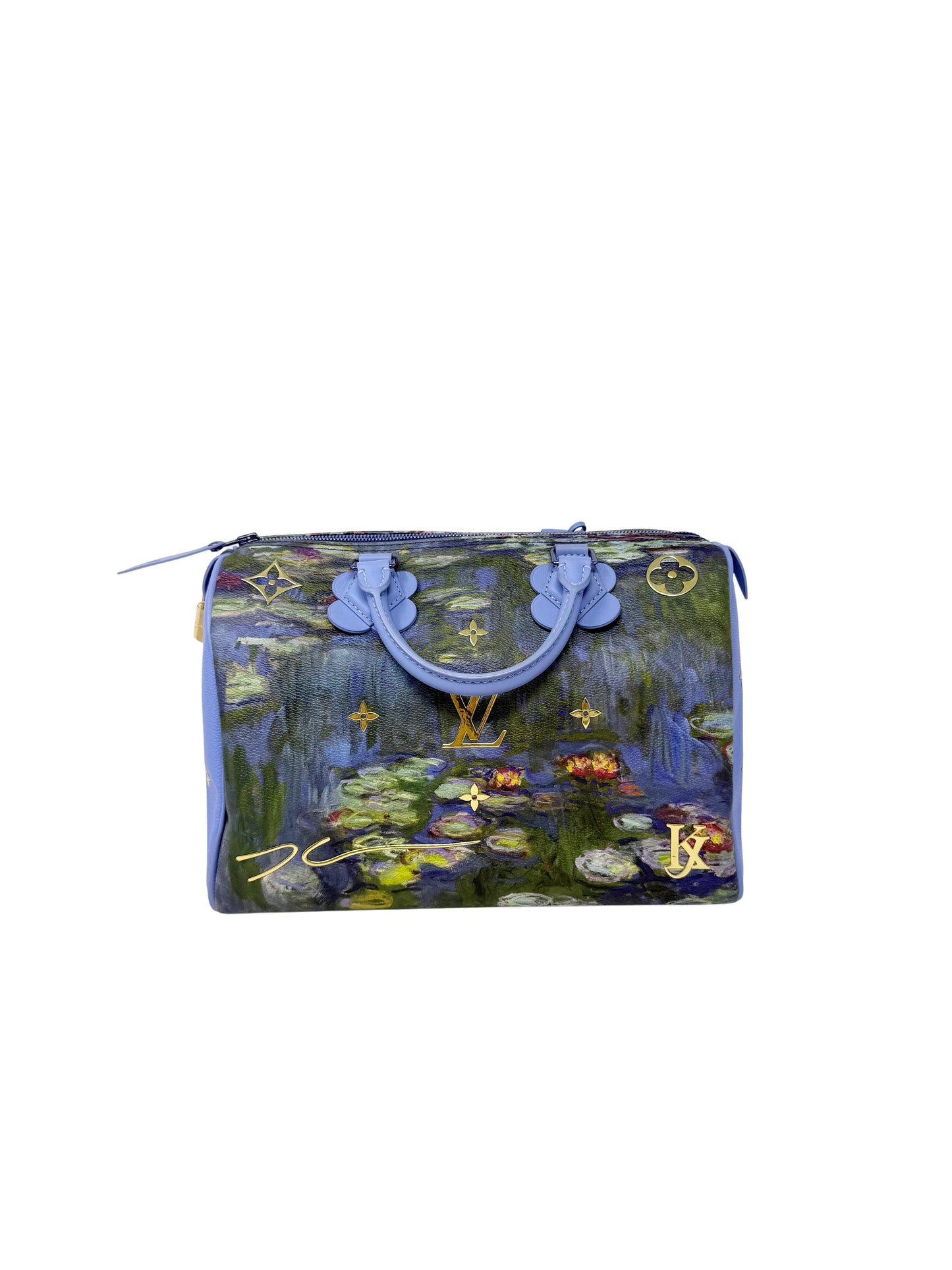 Louis Vuitton x Jeff Koons Speedy 30 Monet Lilies Masters Collection
