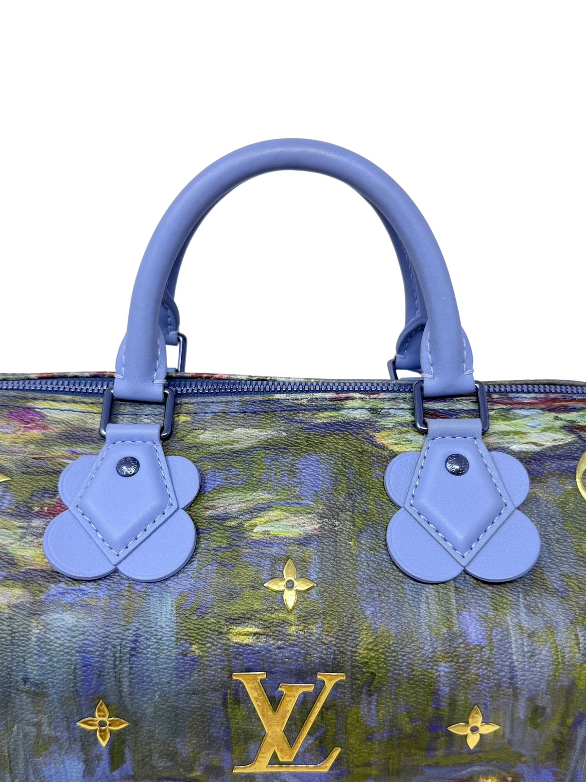 Louis Vuitton x Jeff Koons Speedy 30 Monet Lilies Masters Collection
