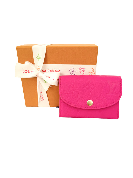 Louis Vuitton Murakami LV x TM Rosalie Coin Purse Multicolor Kawaii Pink