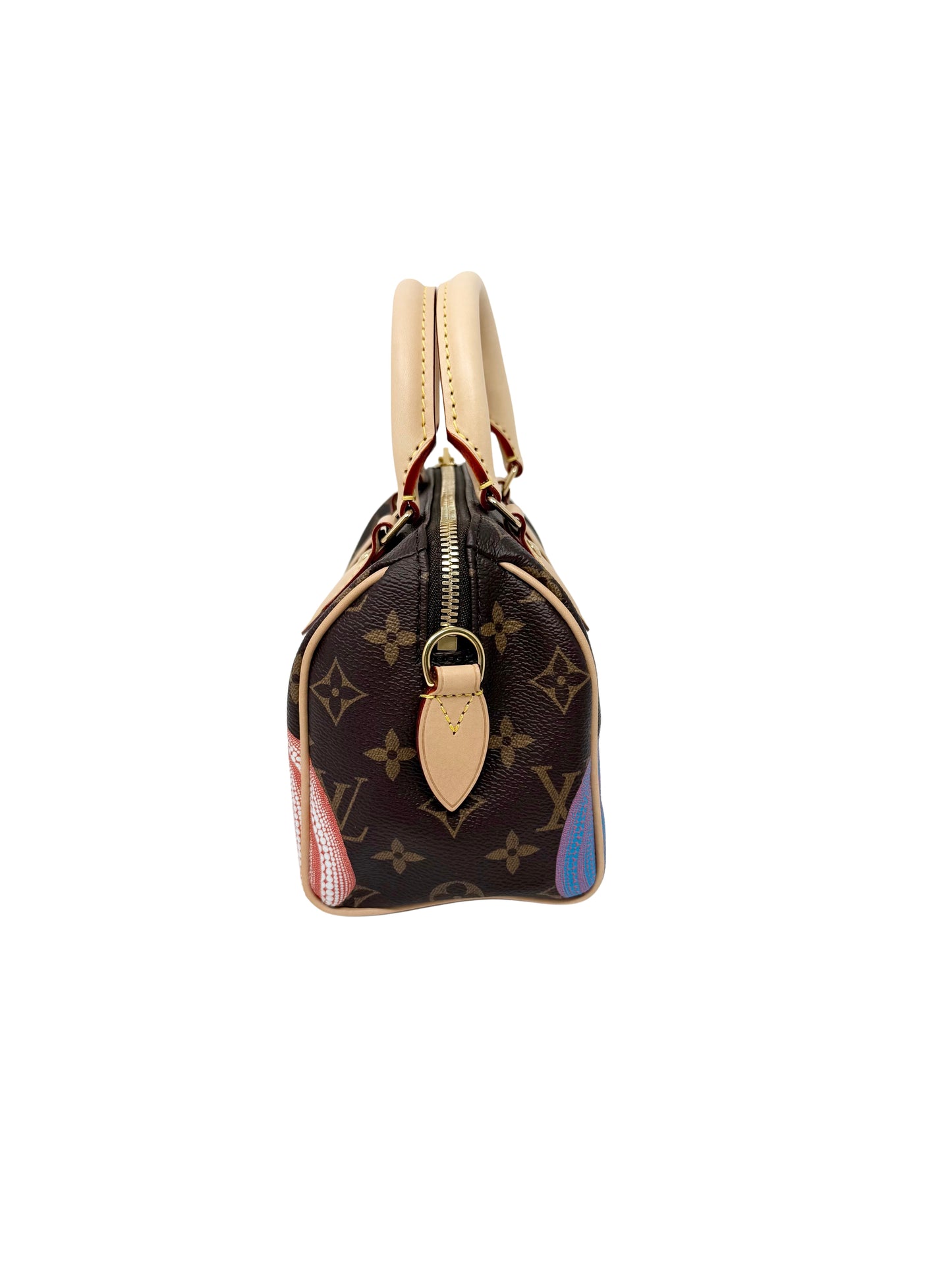 Louis Vuitton Yayoi Kusama Speedy 20 Pumpkin Multicolor Infinity Dots LV x YK