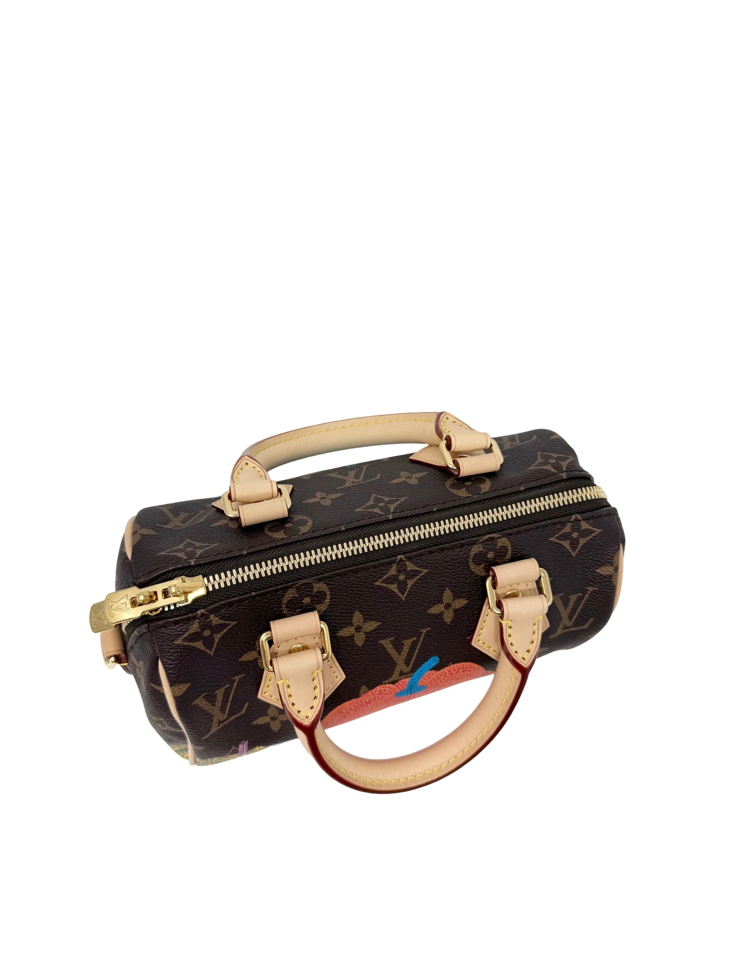 Louis Vuitton Yayoi Kusama Speedy 20 Pumpkin Multicolor Infinity Dots LV x YK